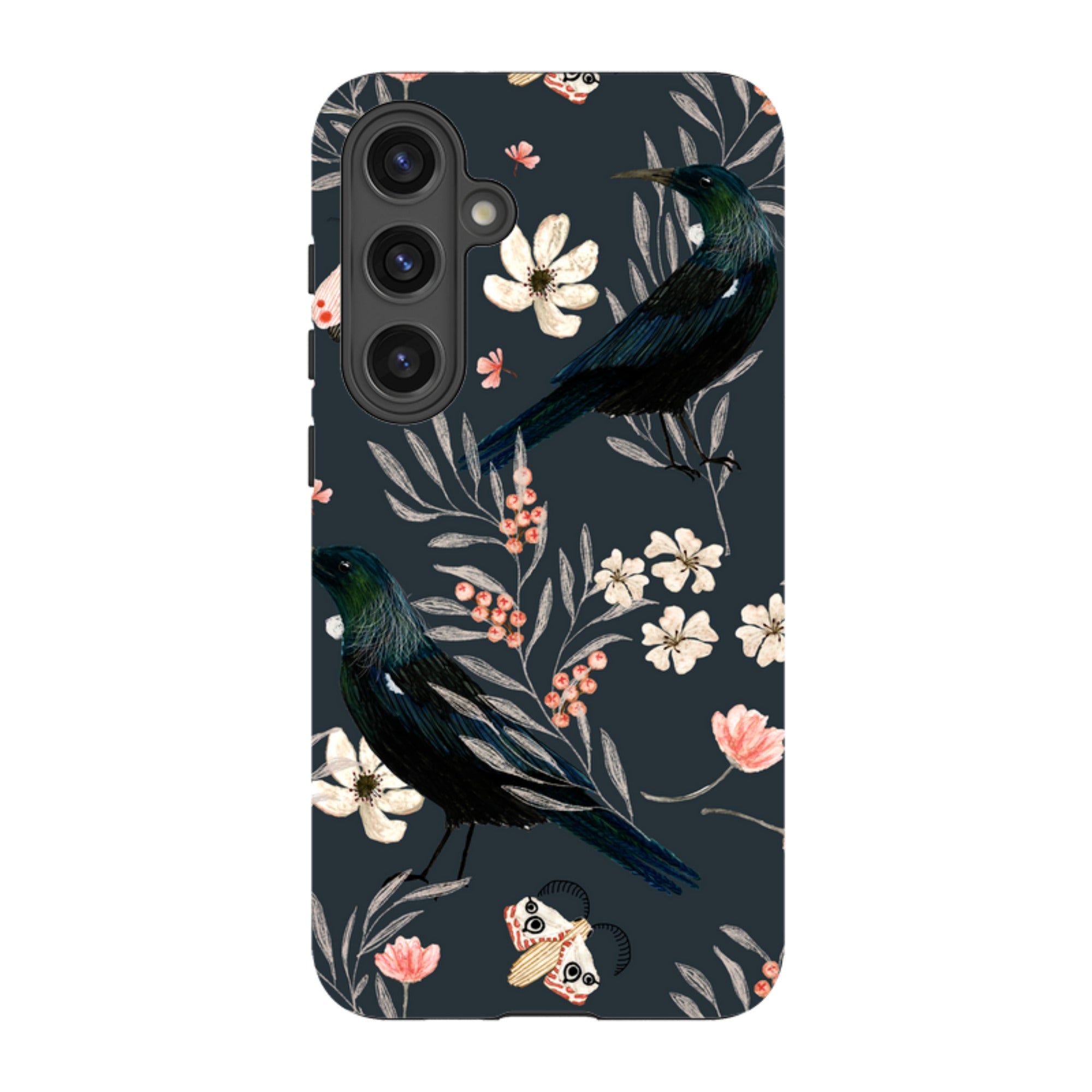 Samsung Tough Case - Moths And Tuis By Katherine Quinn