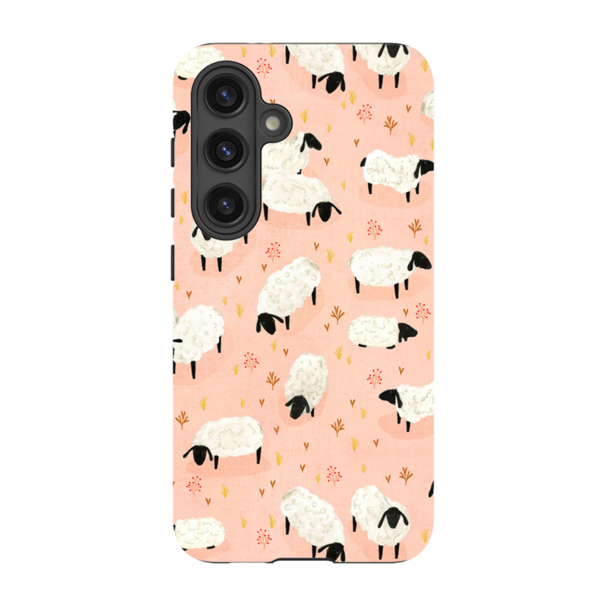Samsung Tough Case - Sheep Pink By Katherine Quinn