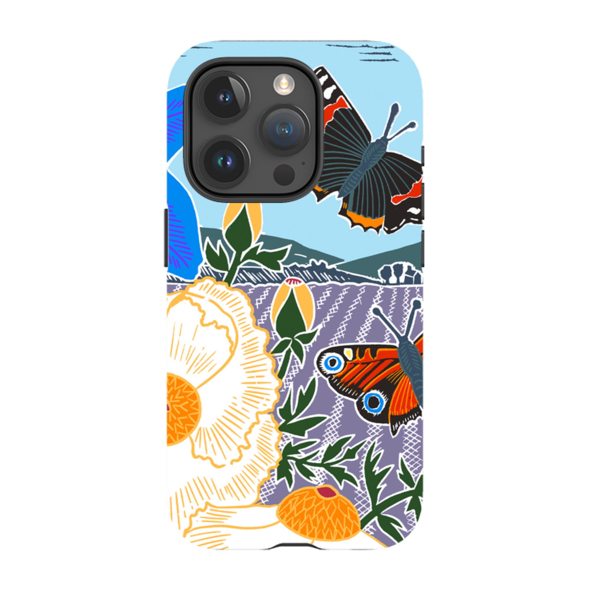 iPhone Tough Case - Bold Butterflies By Kate Heiss