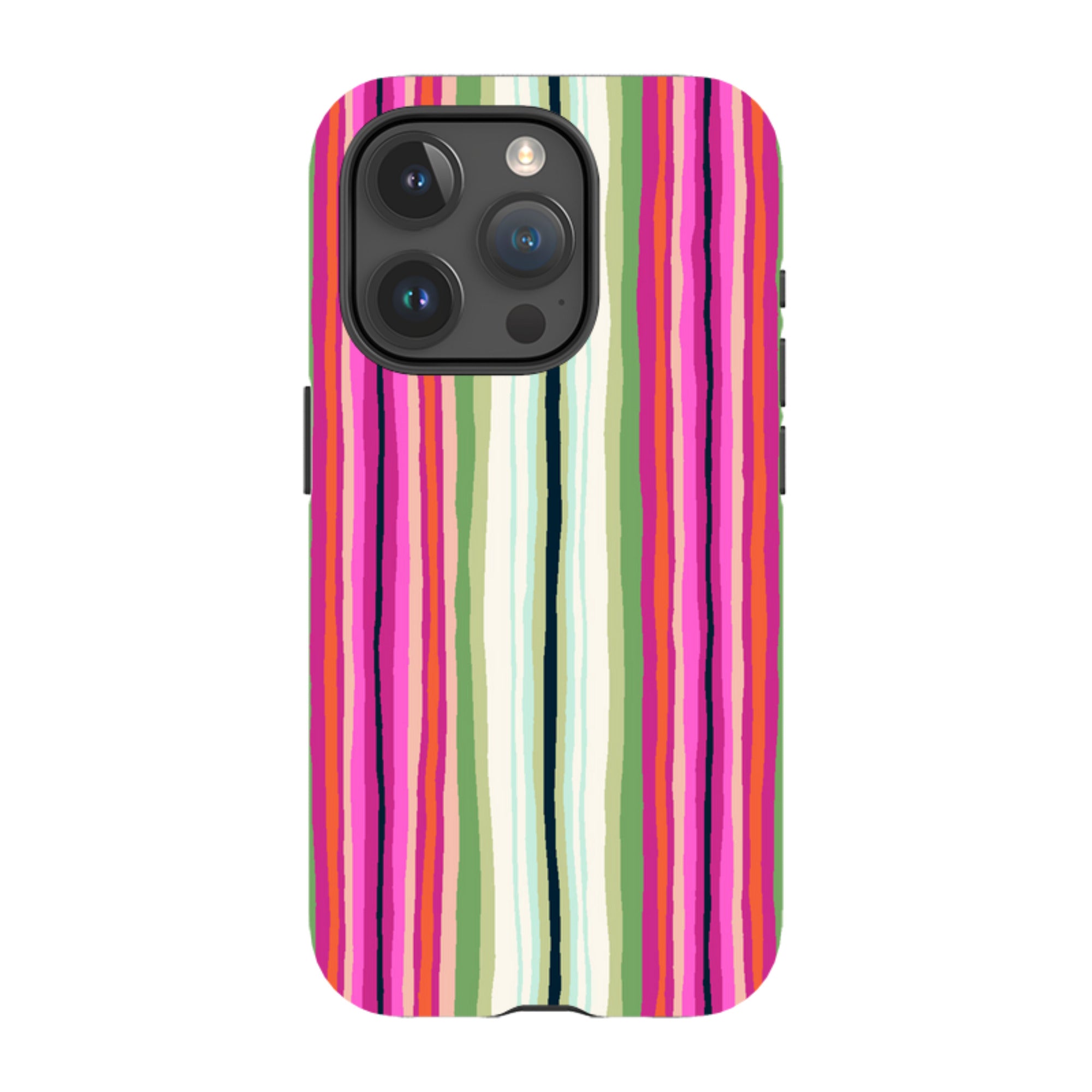 iPhone Tough Case - Atelier Stripe Windflower By Sarah Campbell