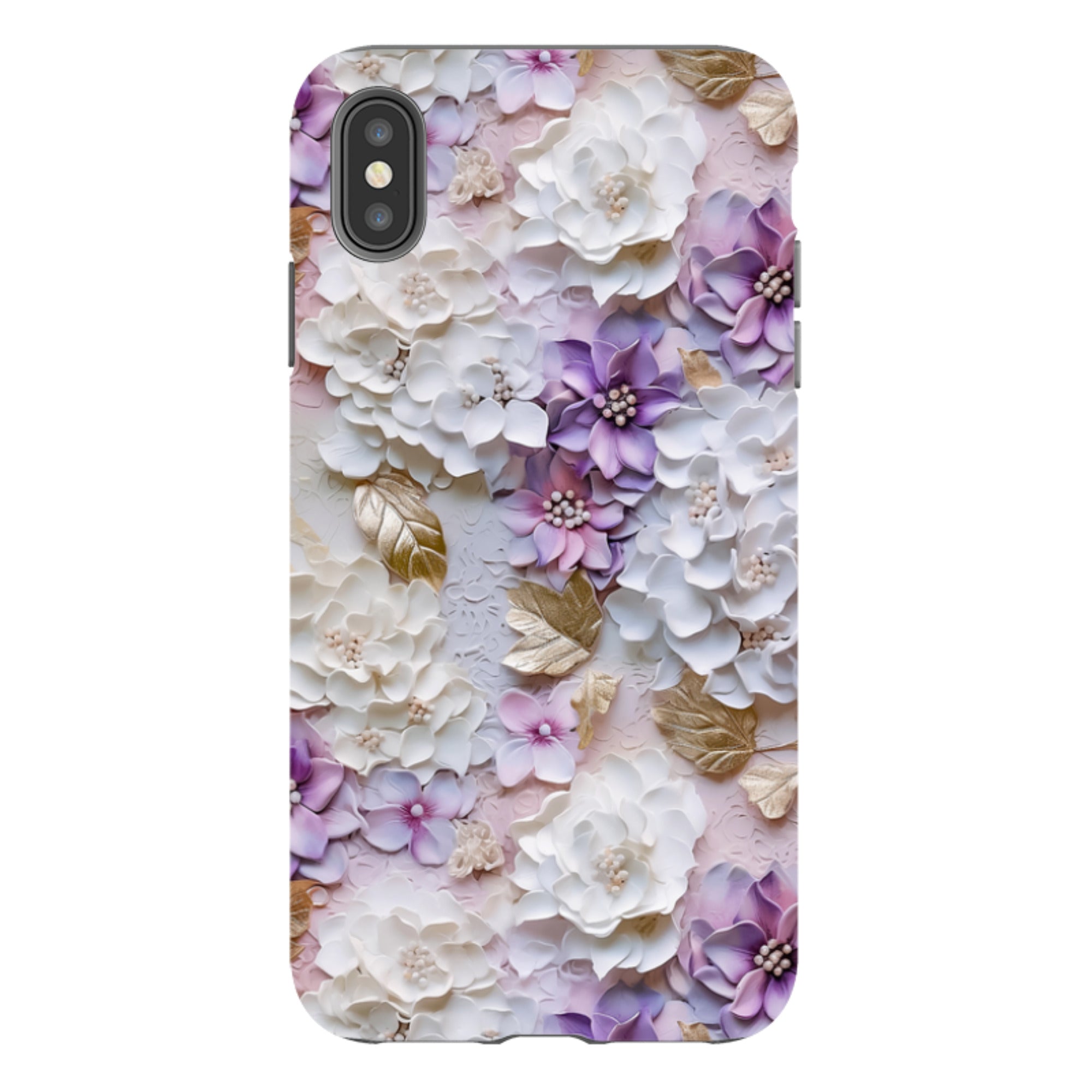 iPhone Tough Case -Gold & Mauve II