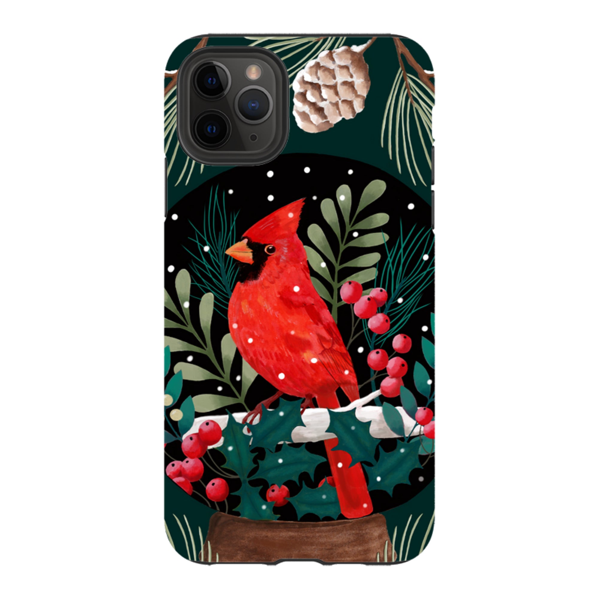 iPhone Tough Case - Red Cardinal By Bex Parkin