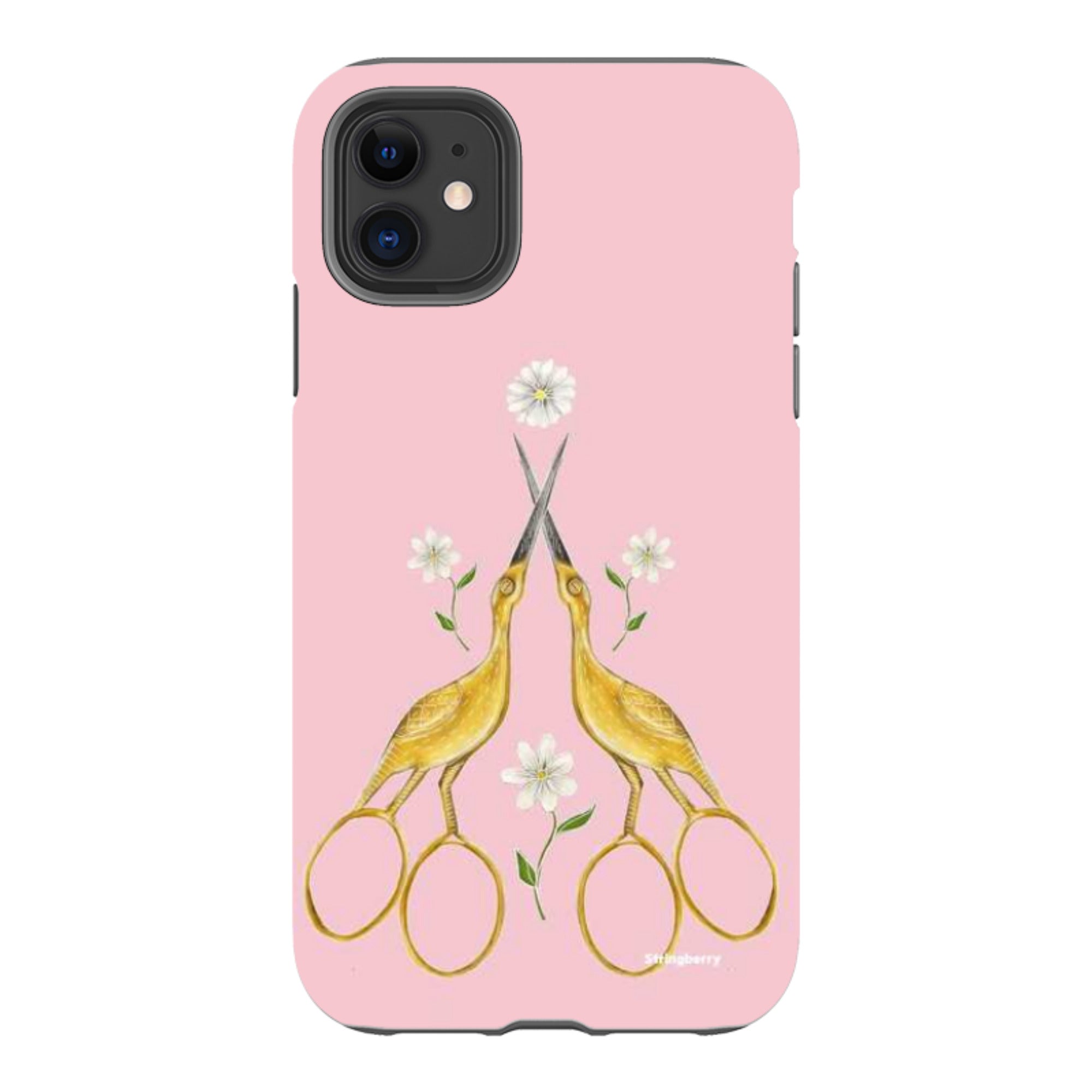 iPhone Tough Case - Heron Scissors By Catherine Rowe