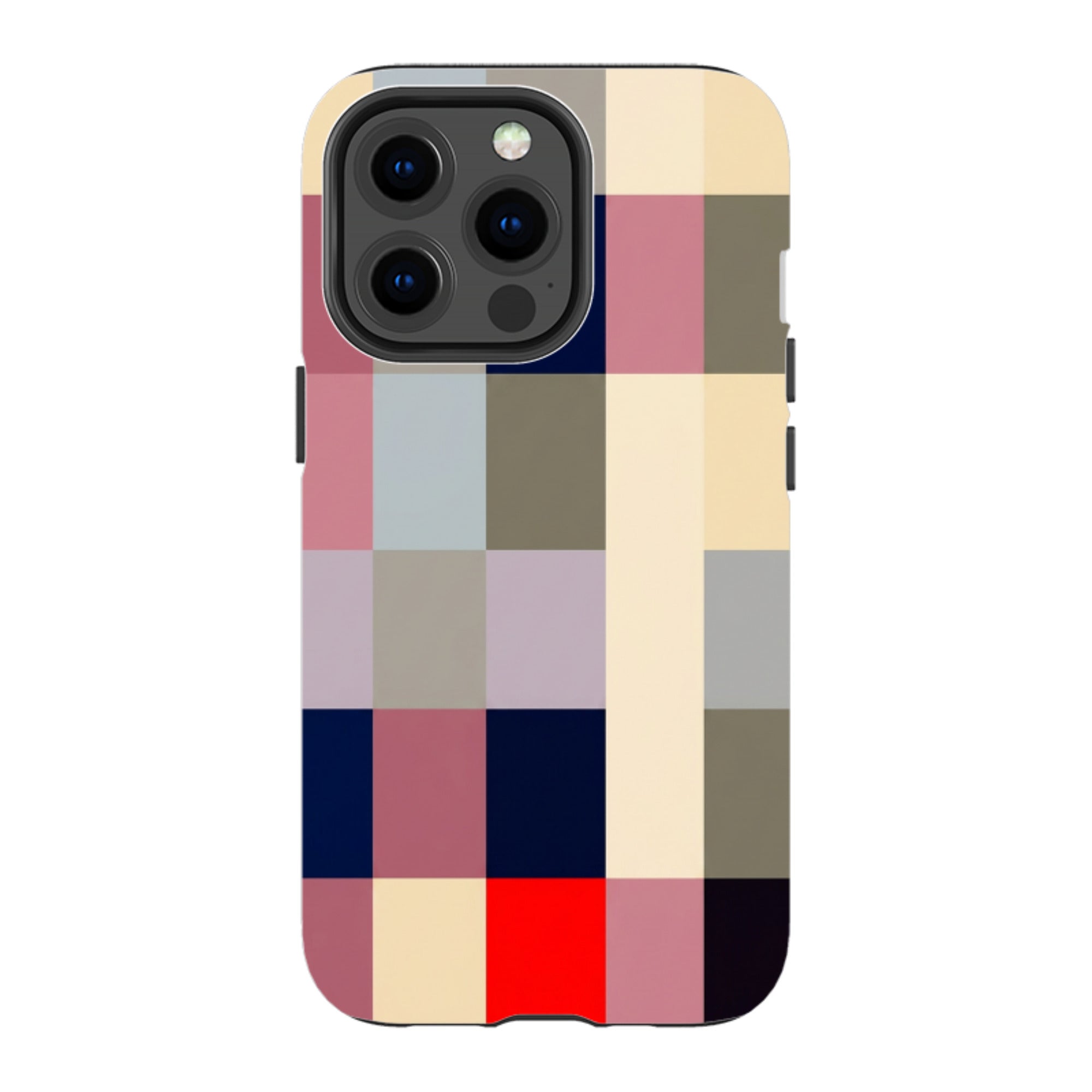 iPhone Tough Case - Retro Plaid