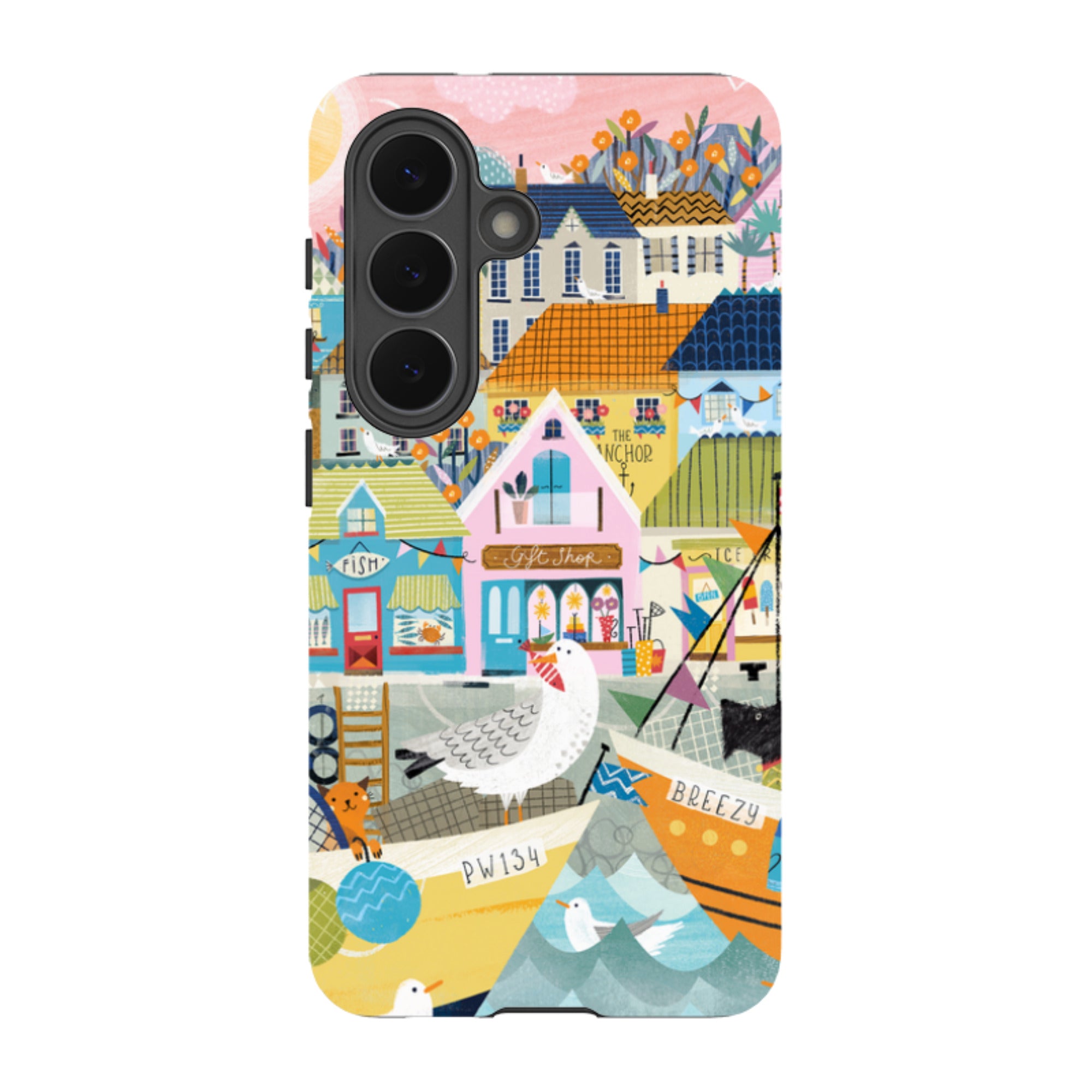 Samsung Tough  Case - Harbour 1 By Ali Brookes