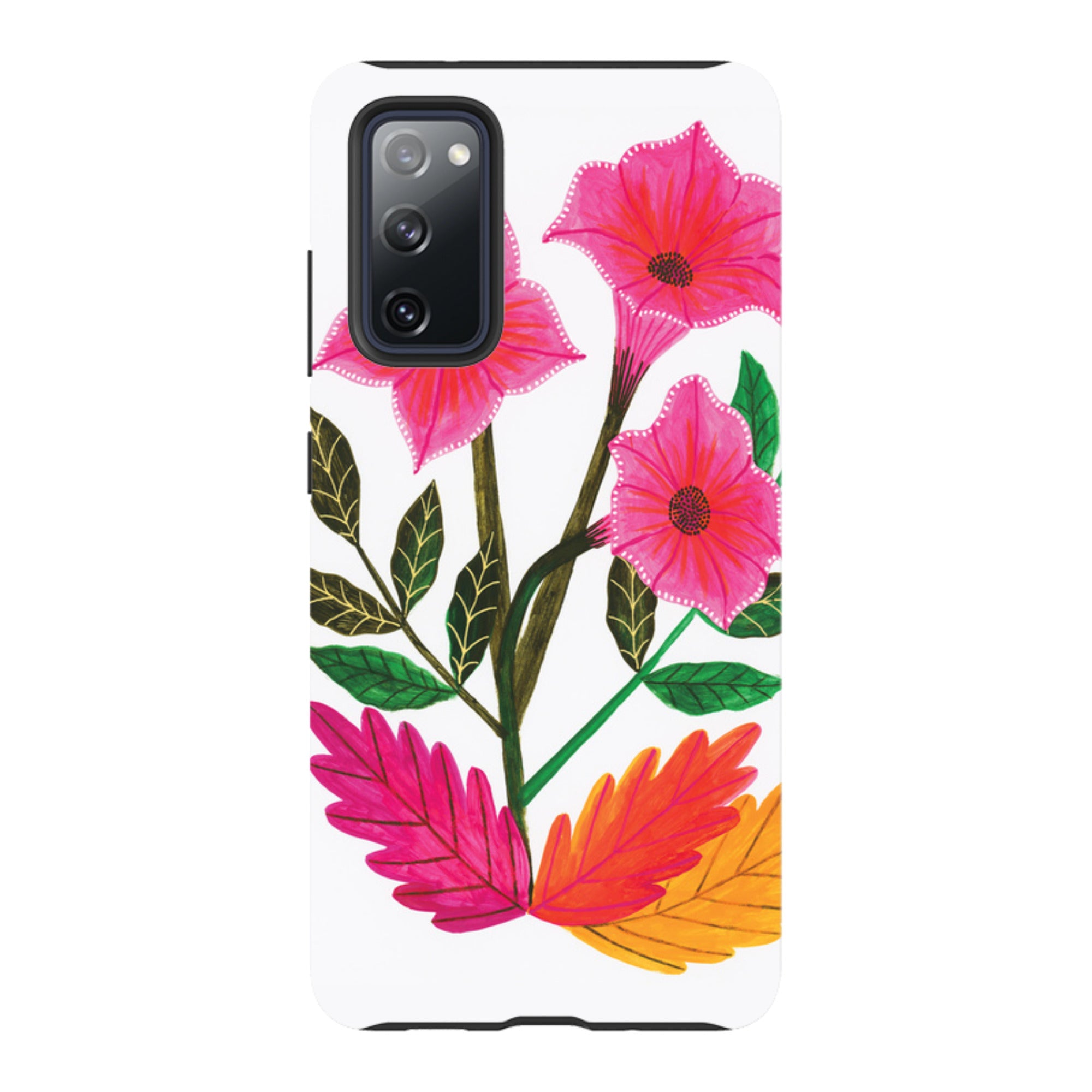 Samsung Tough Case - Trumpet Flowers By Lee Foster Wilson