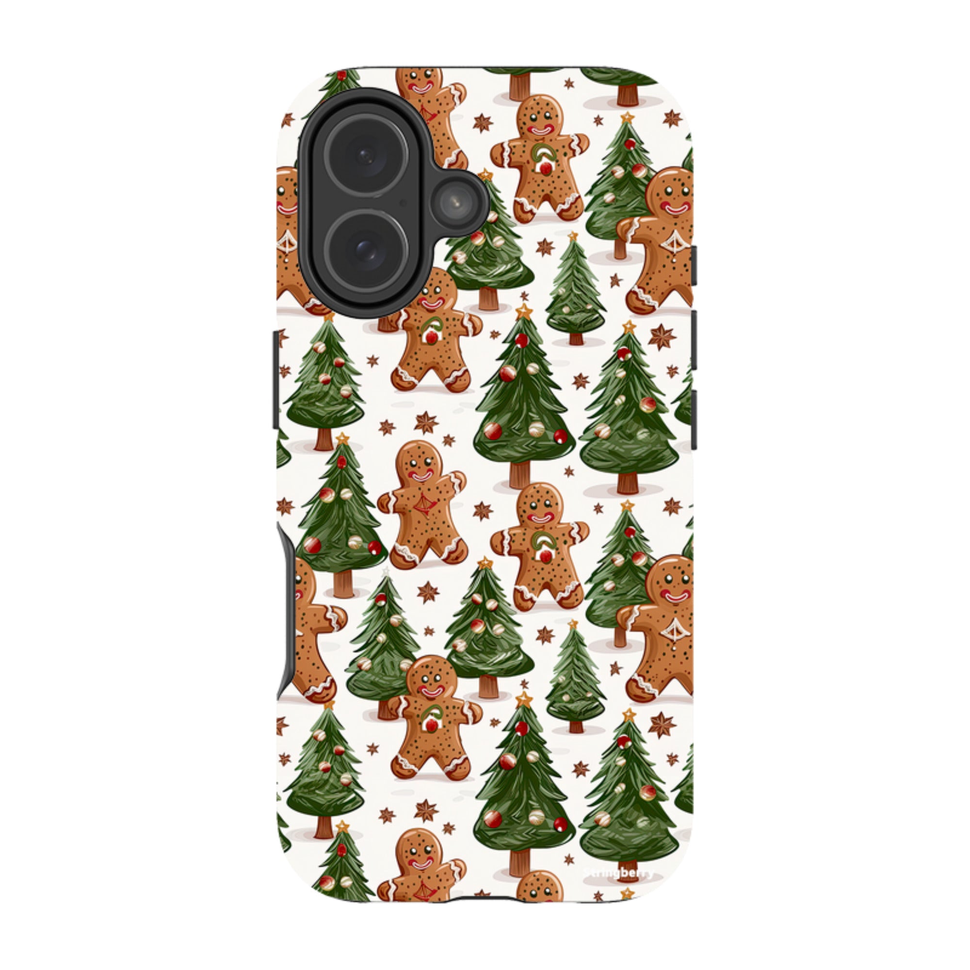 iPhone Tough Case - Ginger Bread Xmas III