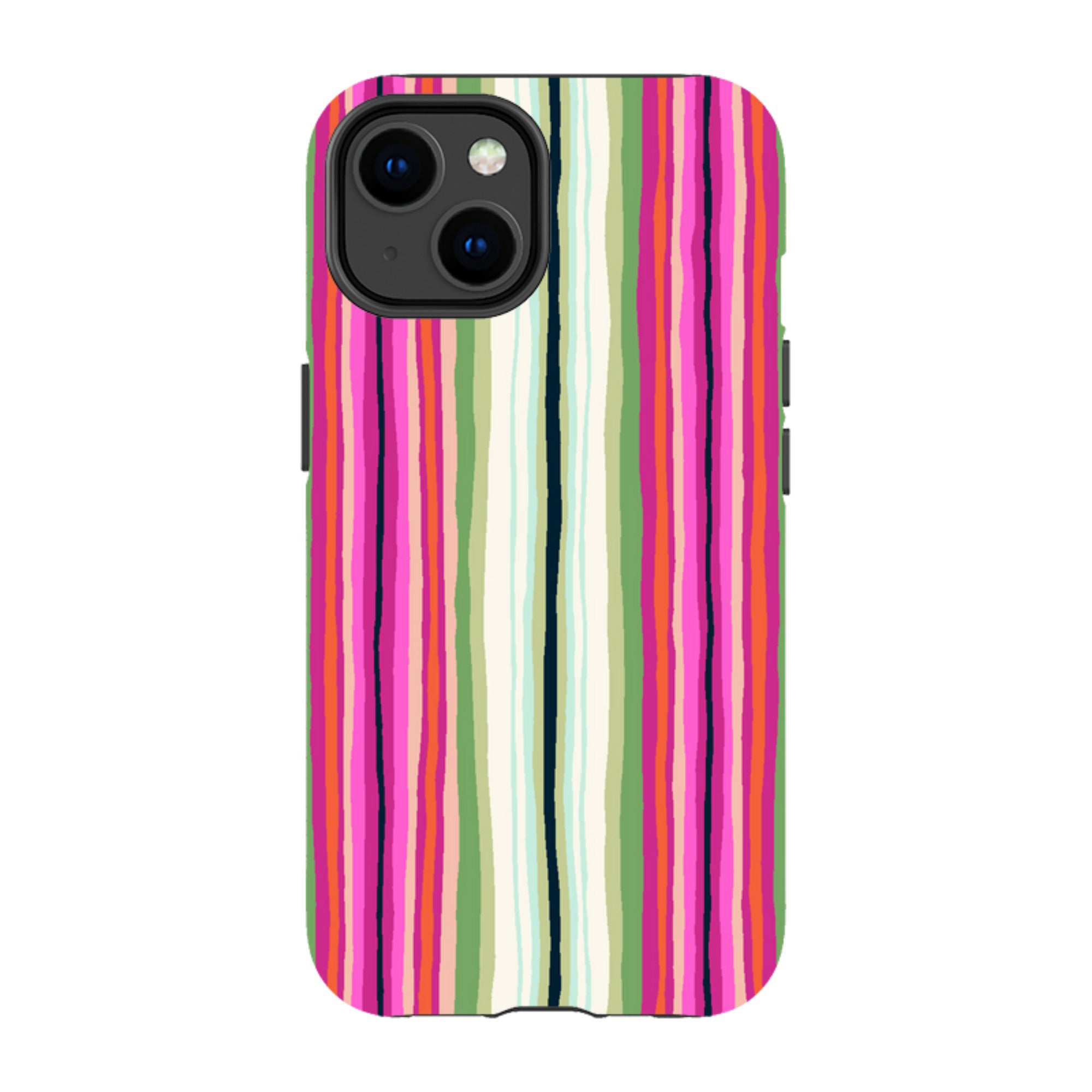 iPhone MagSafe Tough Case -  Atelier Stripe Windflower By Sarah Campbell