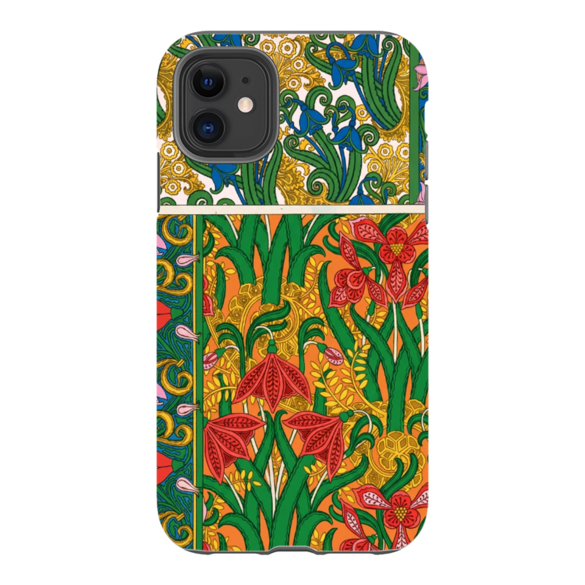 iPhone Tough Case - Vintage Art Nouveau Lily