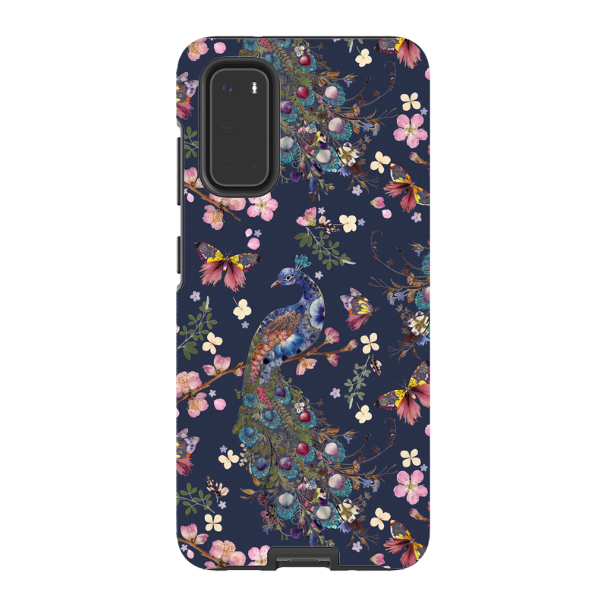 Samsung Tough Case - Peacock and Cherry Blossoms Iris By Helen Ahpornsiri