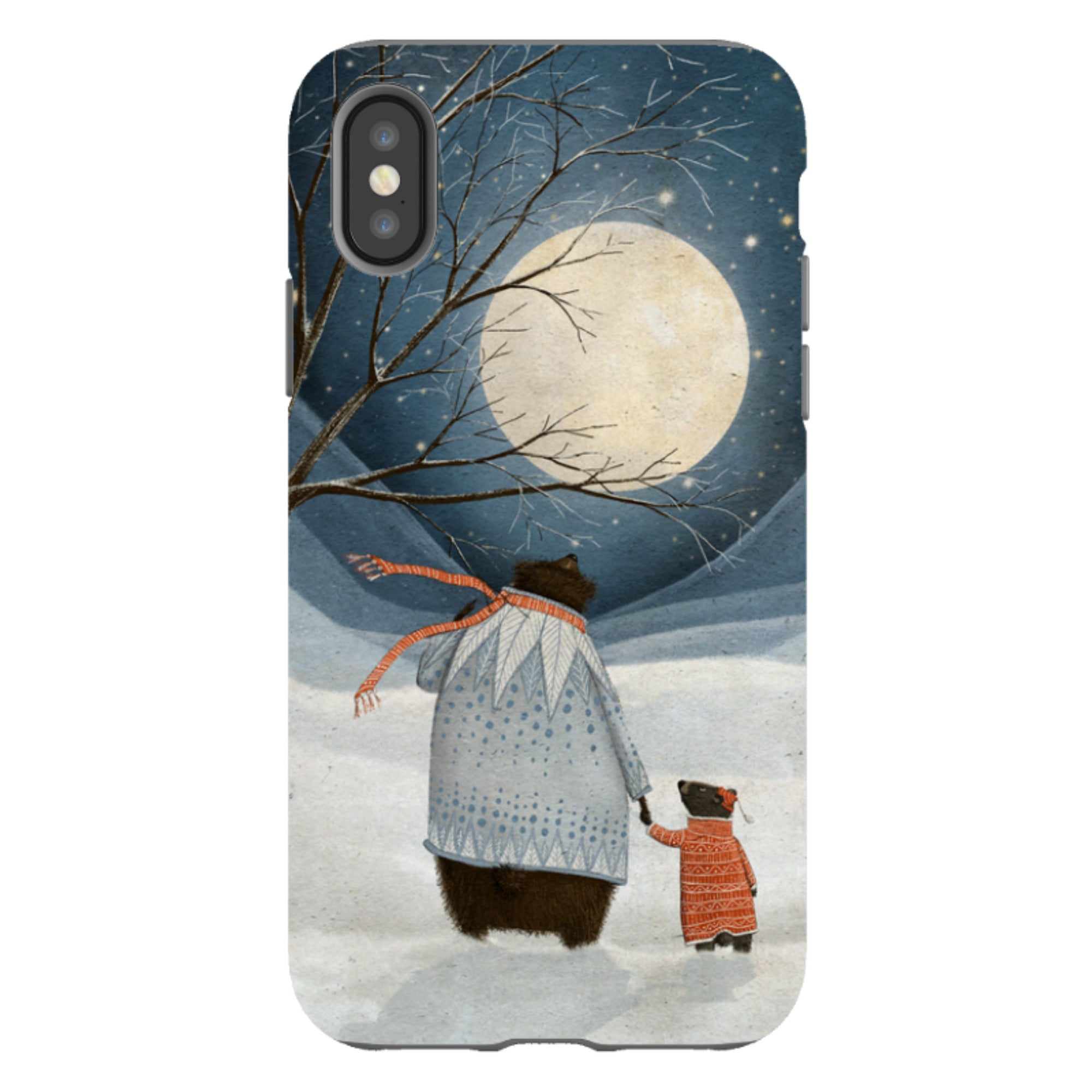 iPhone Tough Case - Under a Moonlit Sky By Maja Lindberg