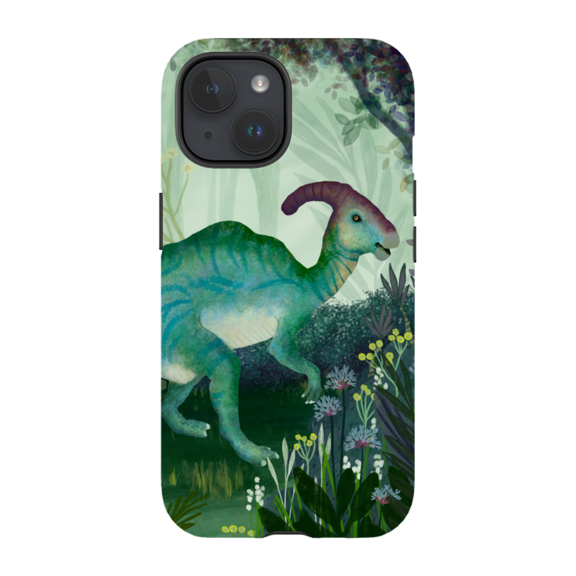 iPhone Tough Case - Dino Park III By Katherine Quinn