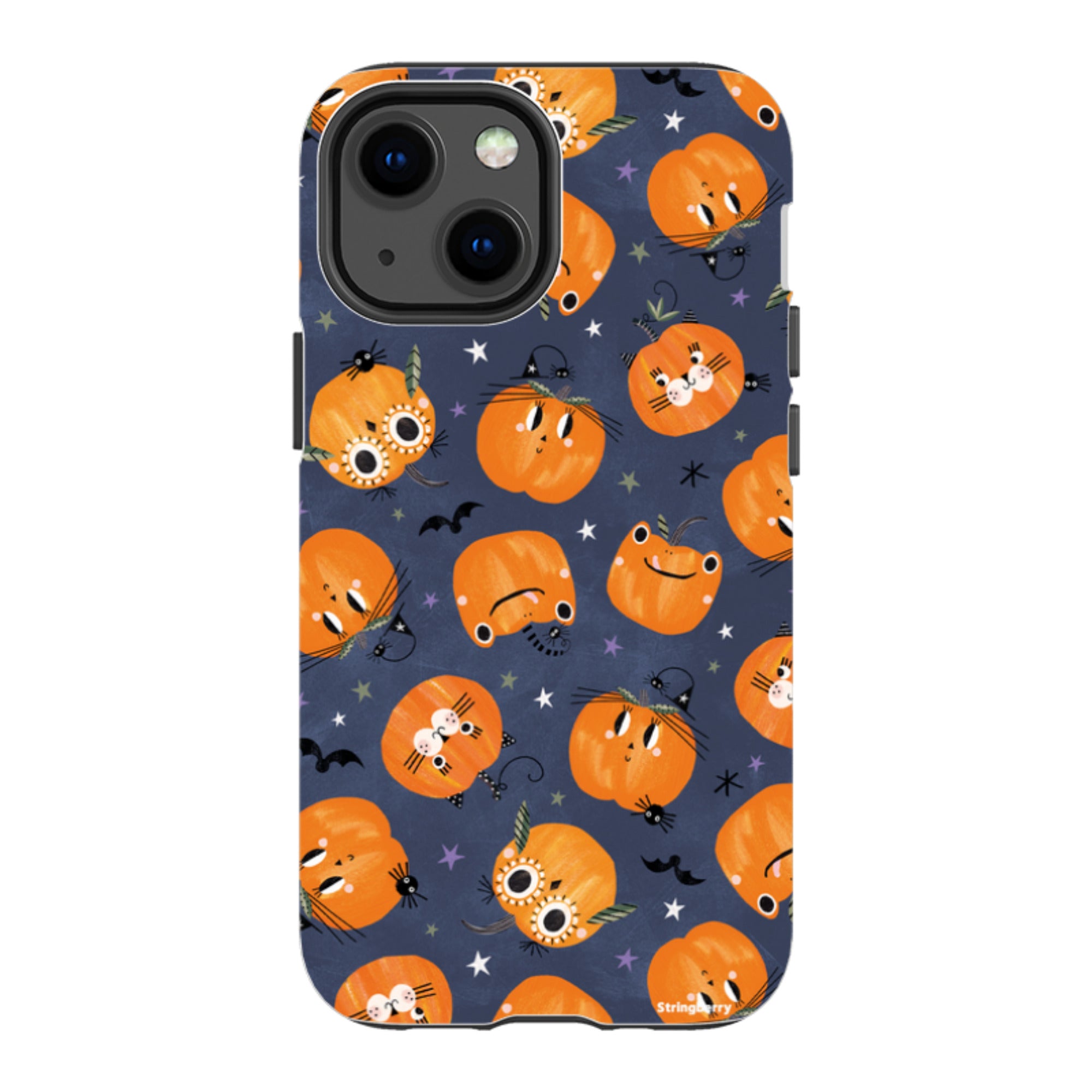 iPhone Tough Case - Halloween Pumpkin Dark By Ali Brookes