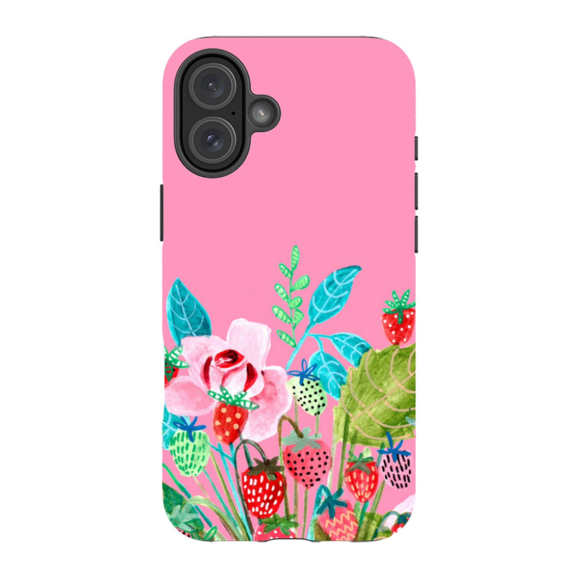 iPhone MagSafe Tough Case -  Pink Colour Floral By Caroline Bonne Muller