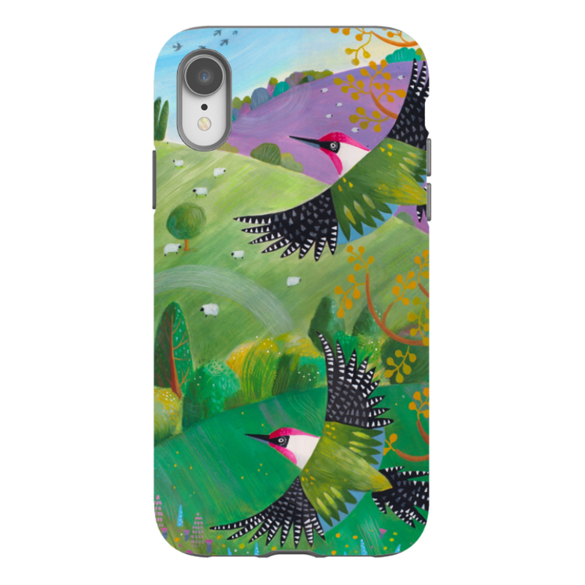 iPhone Tough Case - Woodpeckers By Bex Parkin