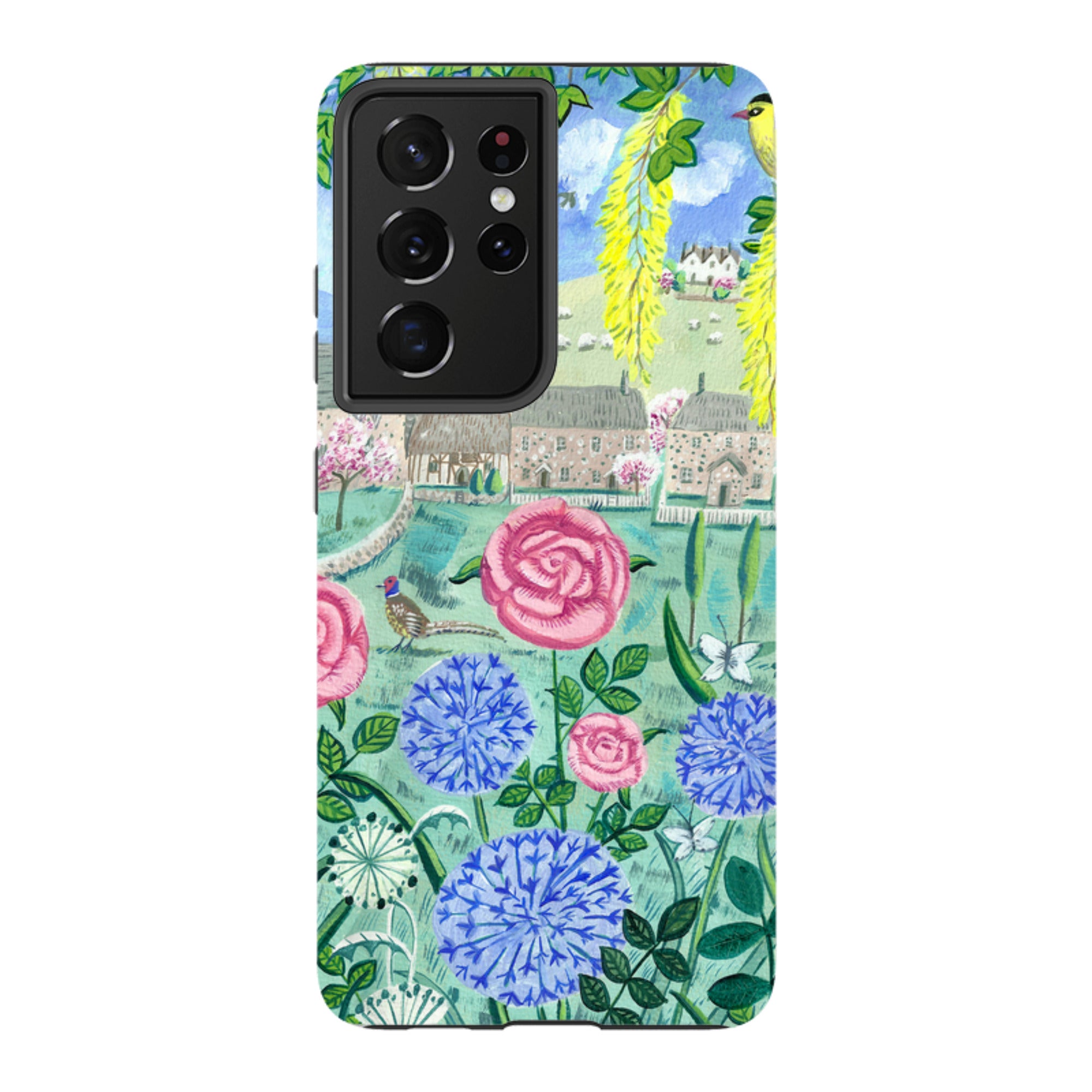 Samsung Tough Case - Village Floral By Mary Stubberfield