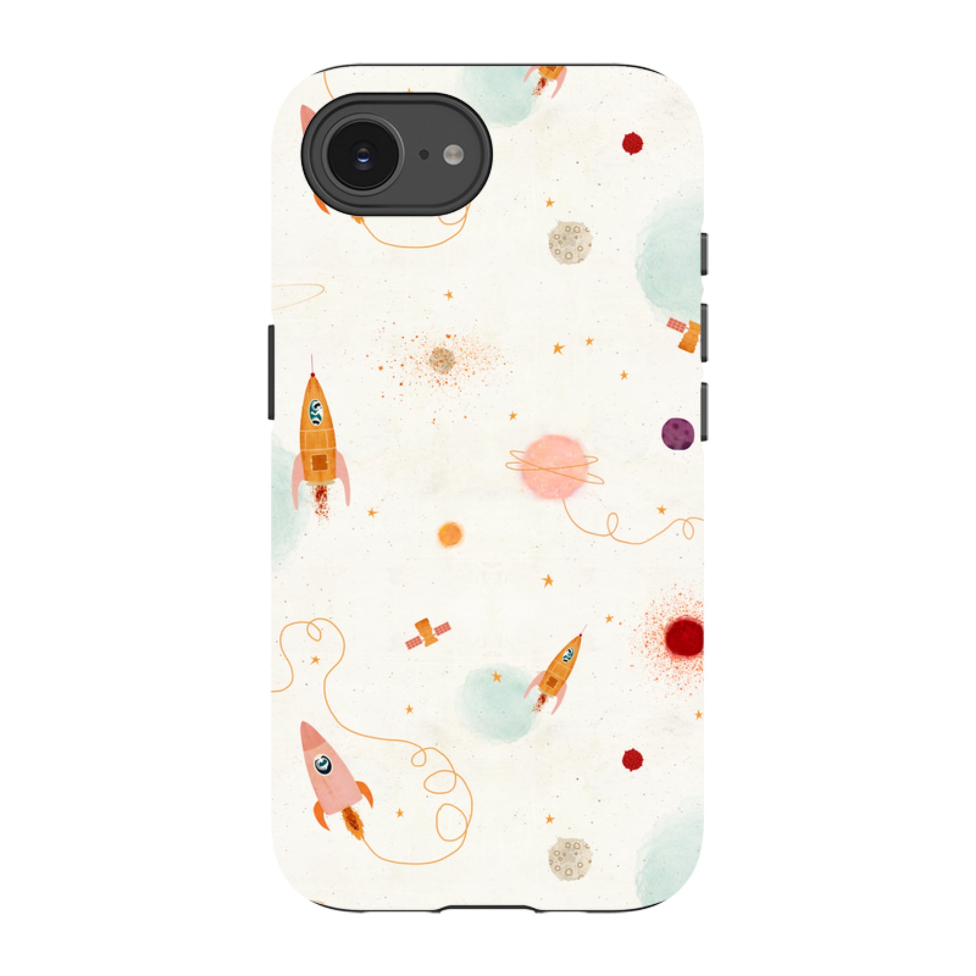iPhone Tough Case - Rockets Cream By Katherine Quinn