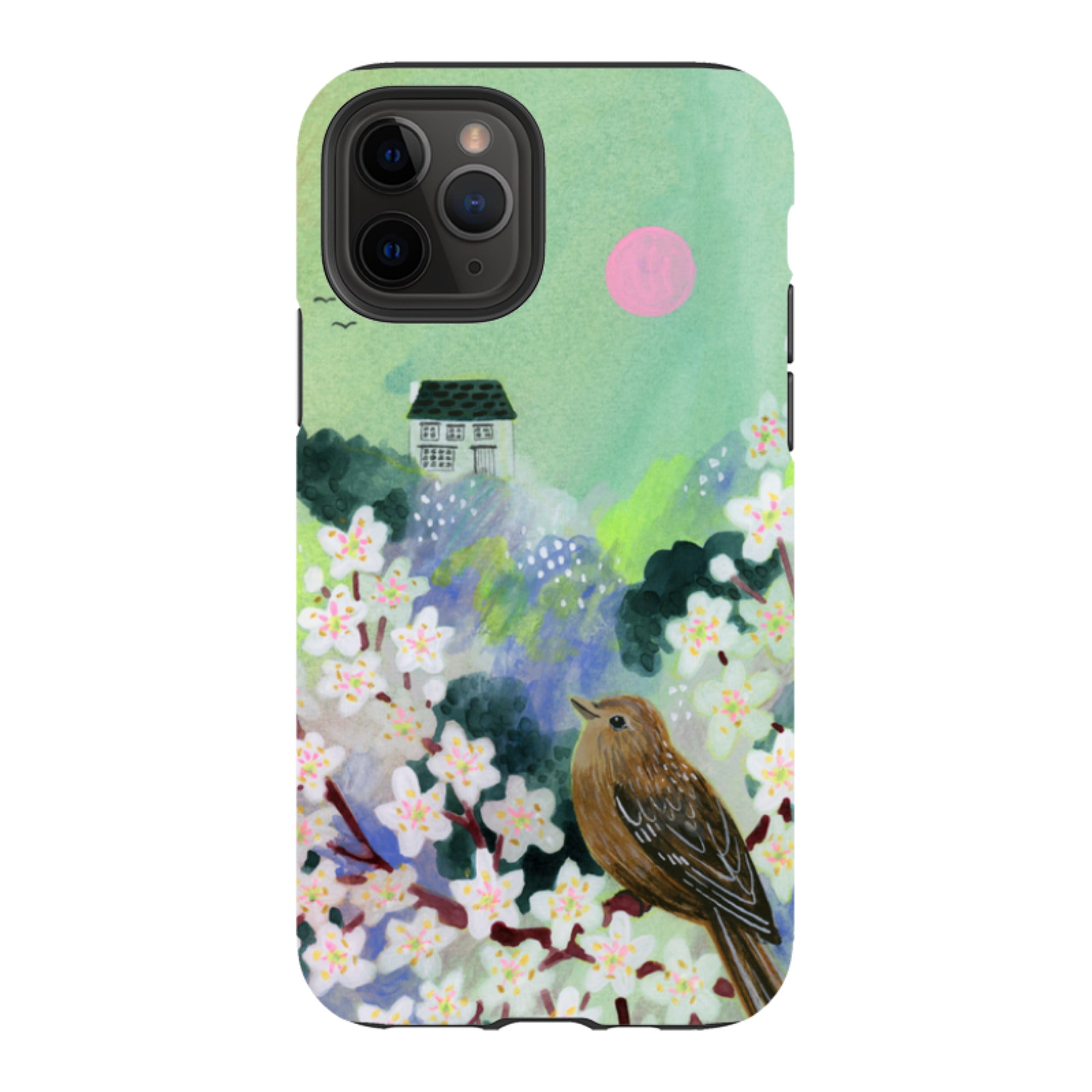 iPhone Tough Case - Blackthorn in the Valley By Lee Foster Wilson