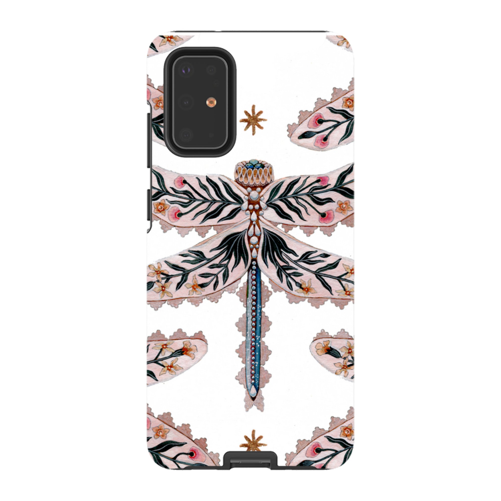 Samsung Tough Case - Dragonfly Pattern By Maria Matos