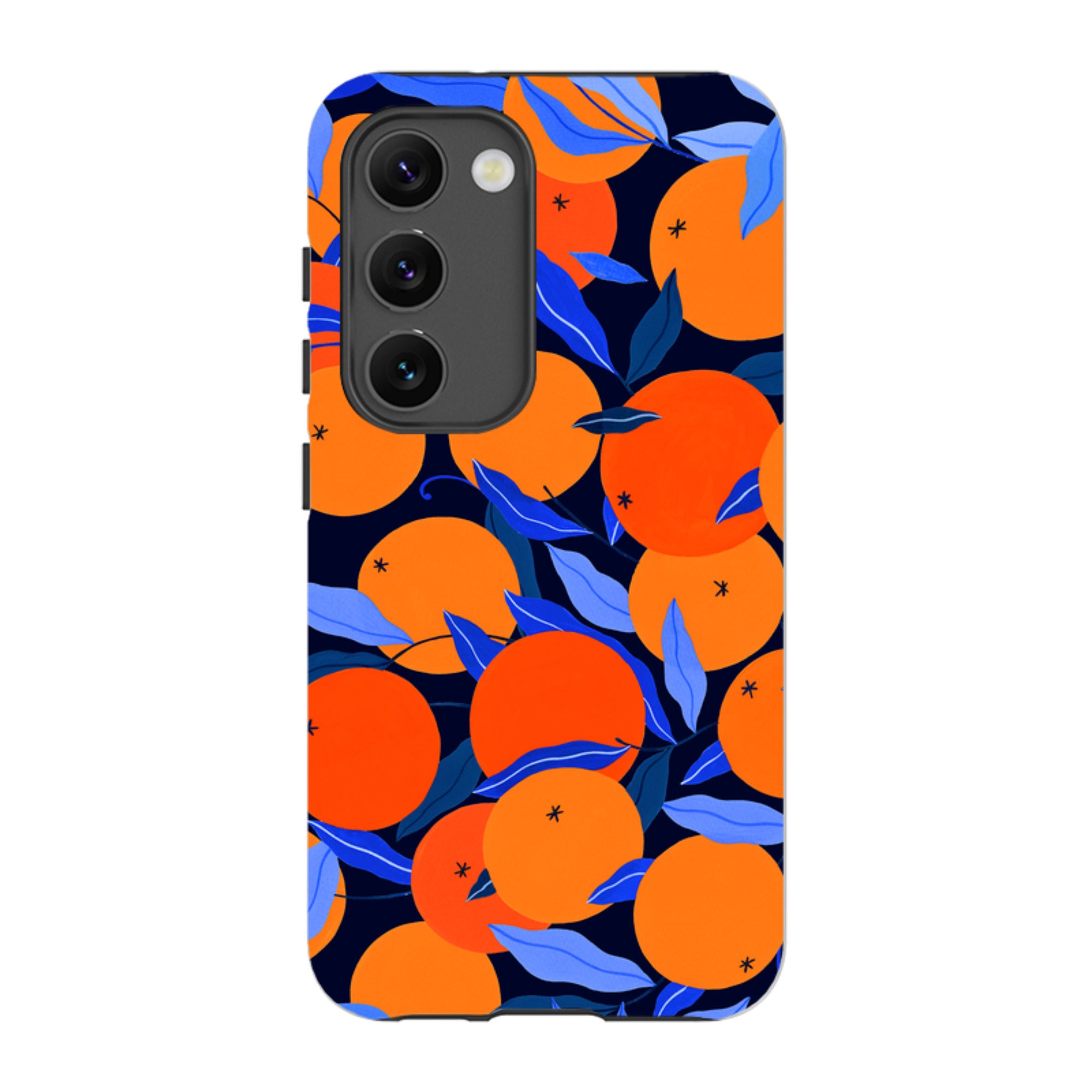 Samsung Tough Case - Arancello Navy Pattern By Madalina Andronic