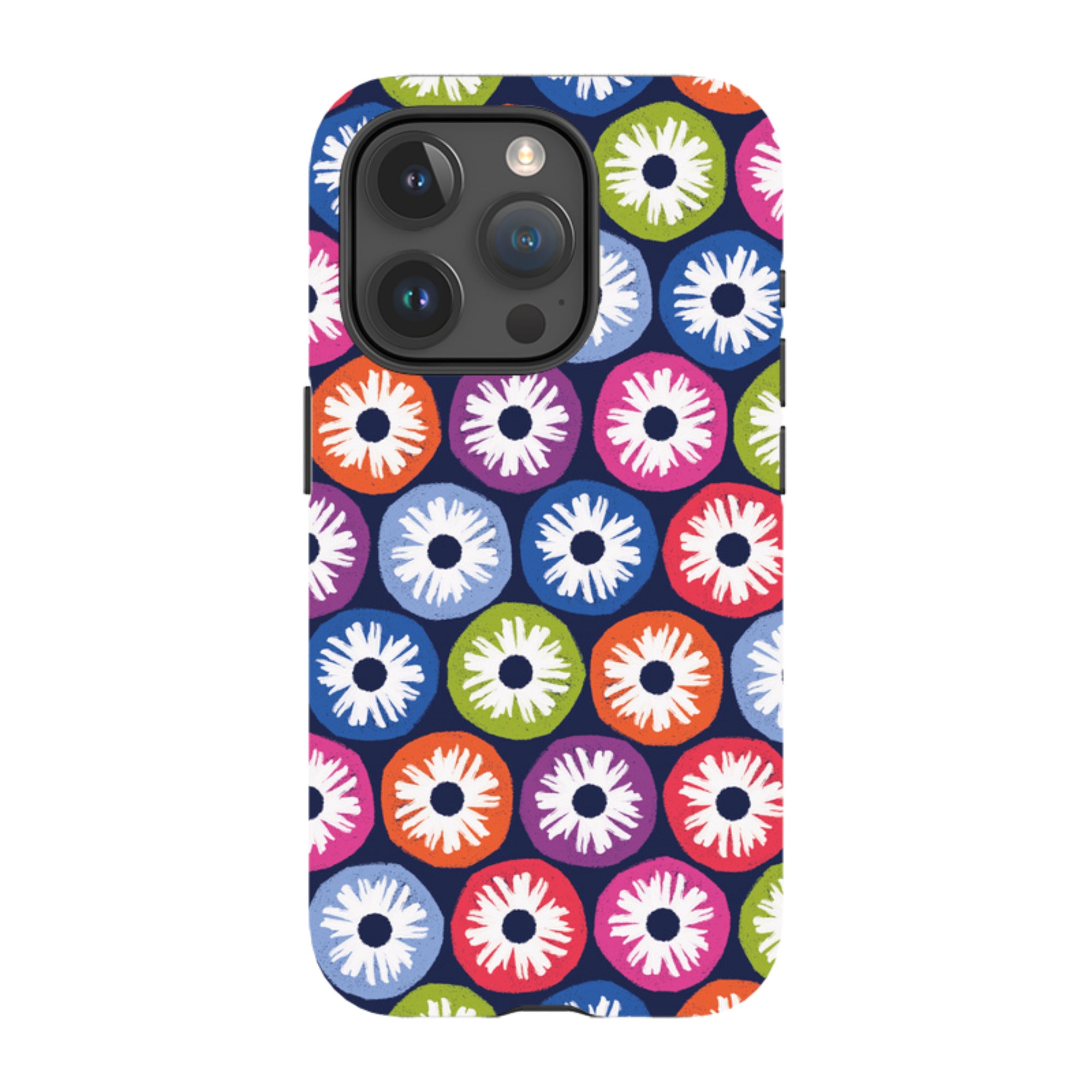 iPhone MagSafe Tough Case -  Penny Flowers Dark By Ali Brookes