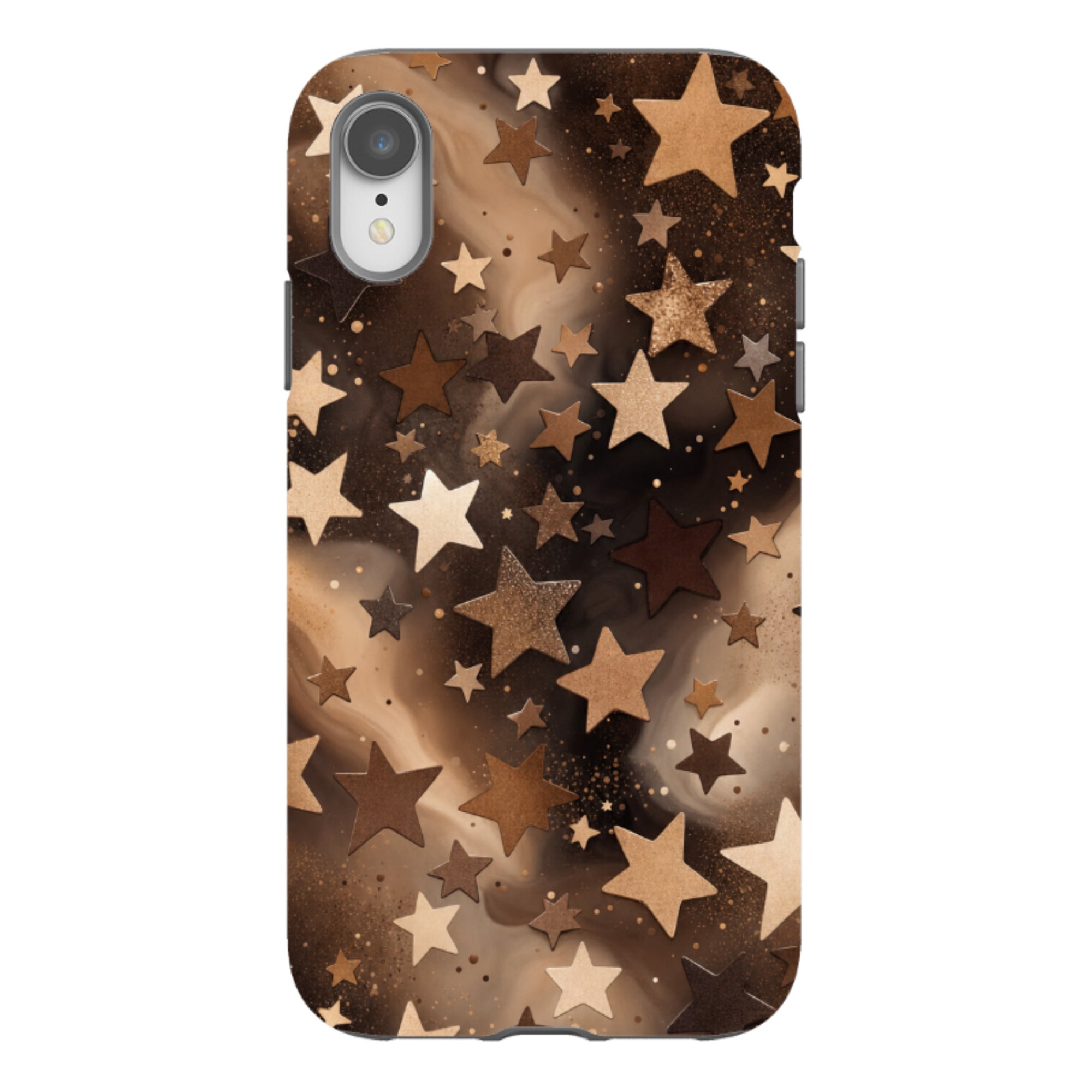 iPhone Tough Case - Bronze Galaxy Star