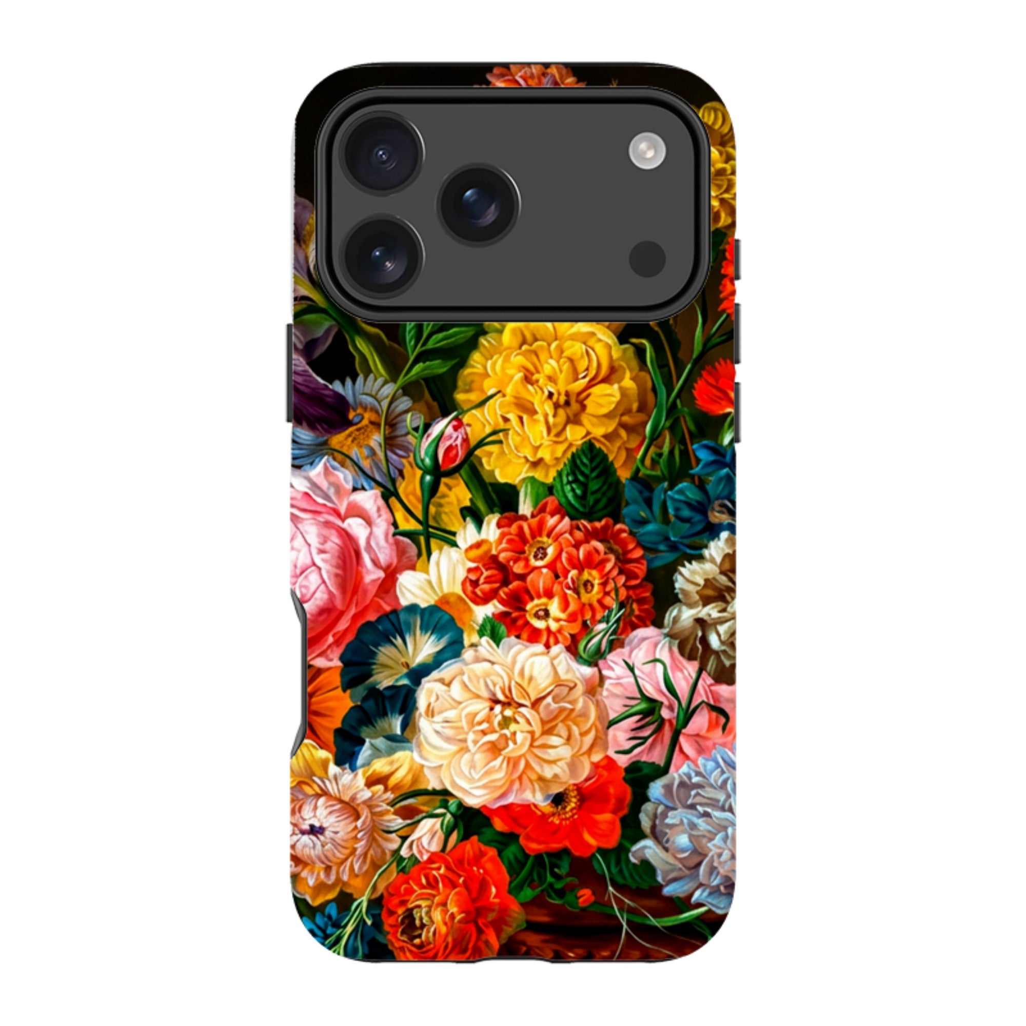iPhone MagSafe Tough Case - Vintage Peony & Iris