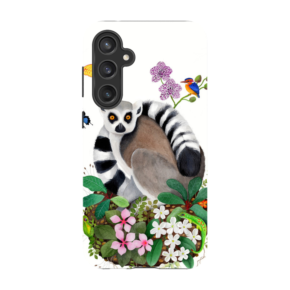 Samsung Tough Case - Madagascar Lemur By Bex Parkin