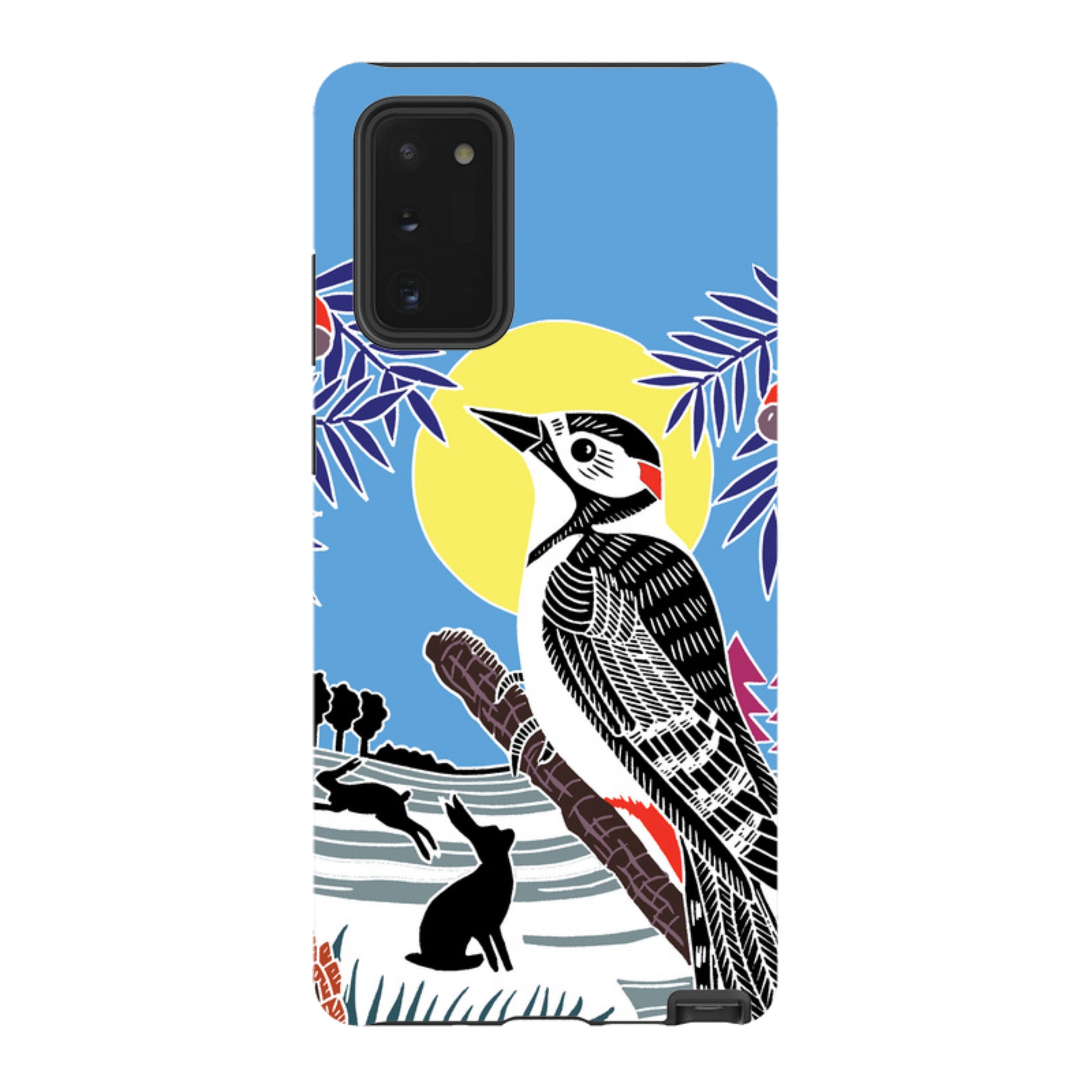 Samsung Tough Case - Woodpecker Yellow By Kate Heiss