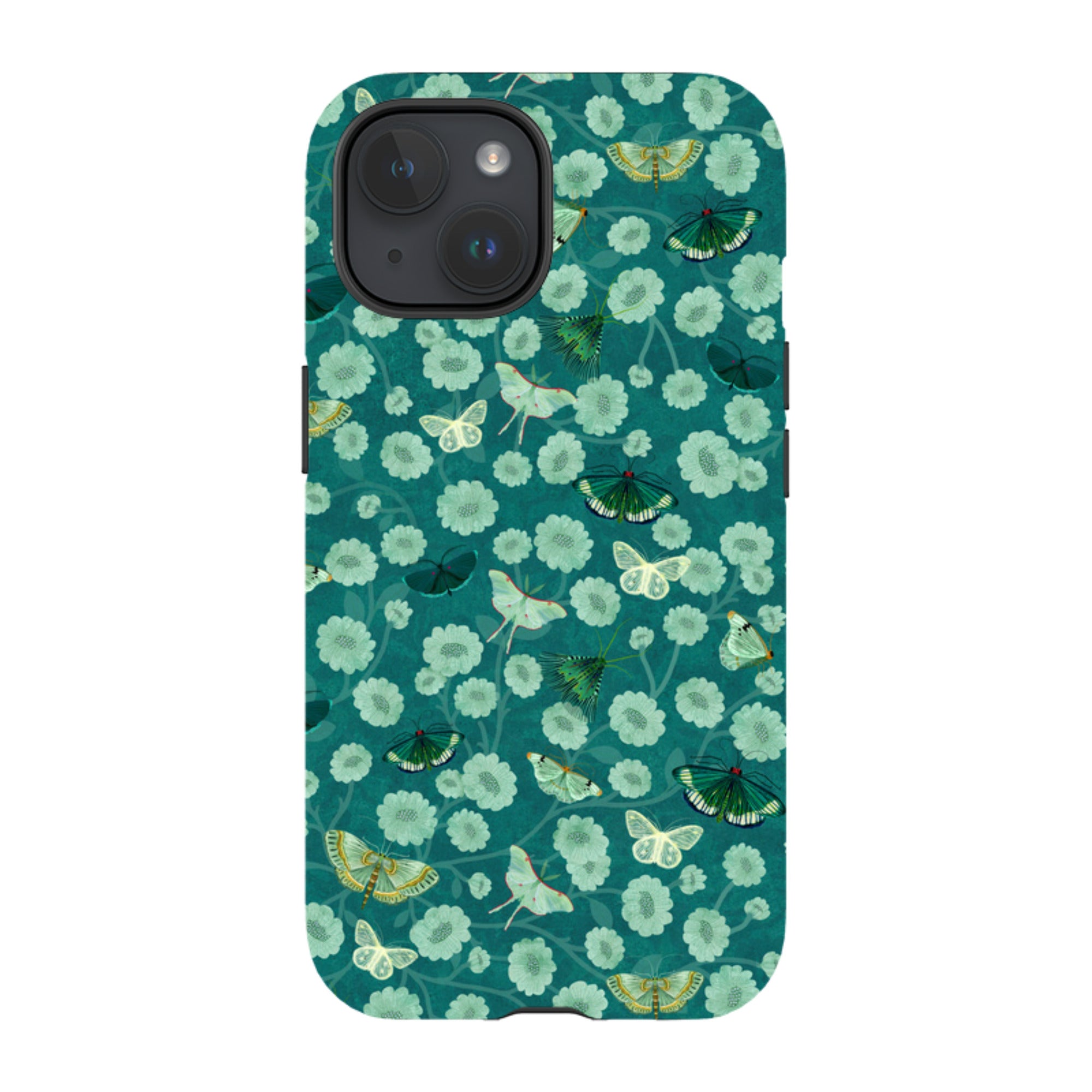 iPhone Tough Case - Small Moths 2 By Katherine Quinn