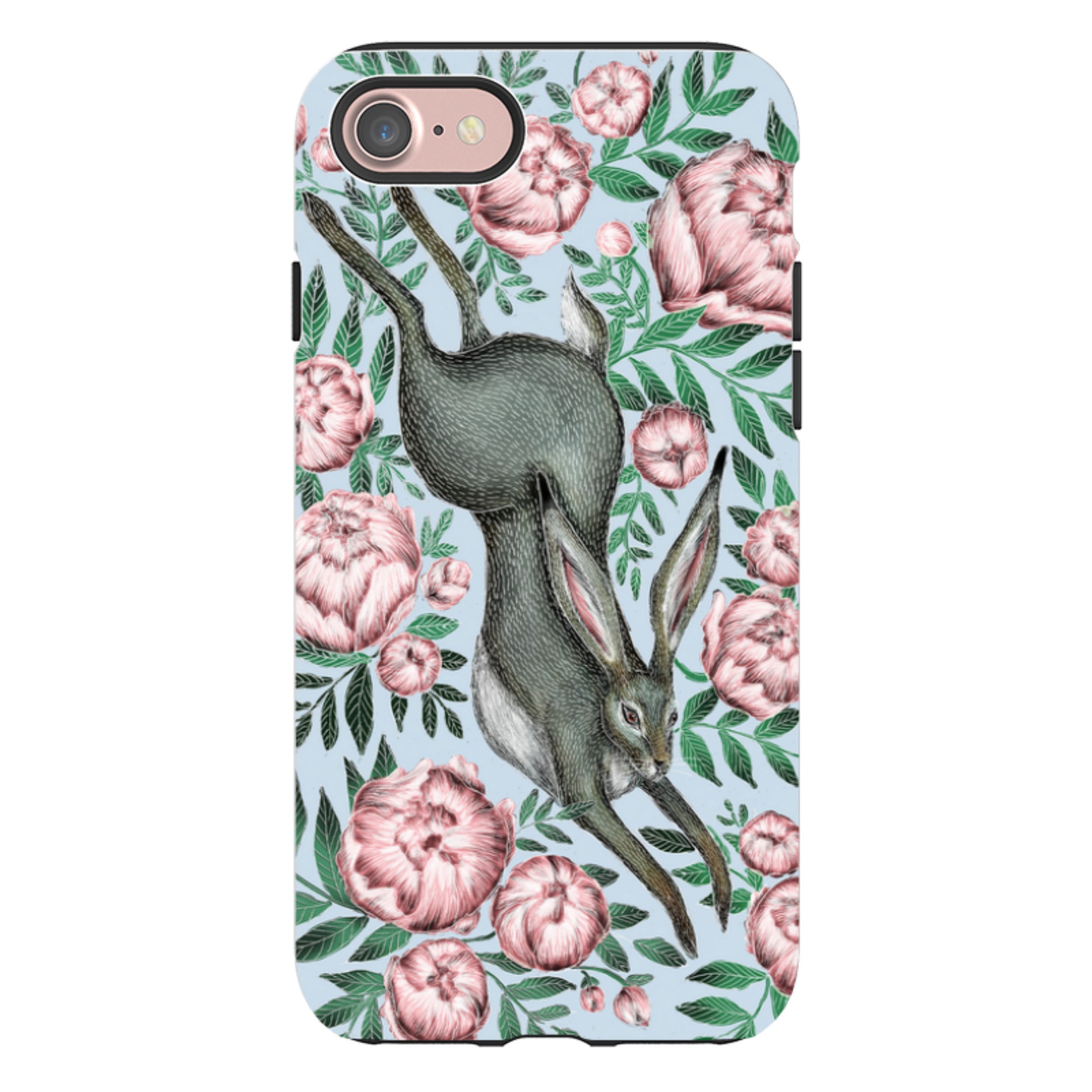 iPhone Tough Case - Hare And Peonies By Catherine Rowe
