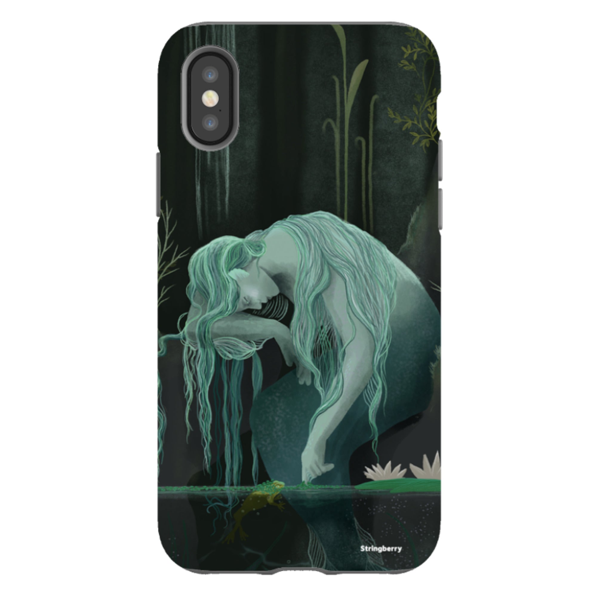 iPhone Tough Case - Mermaid By Anna Stead