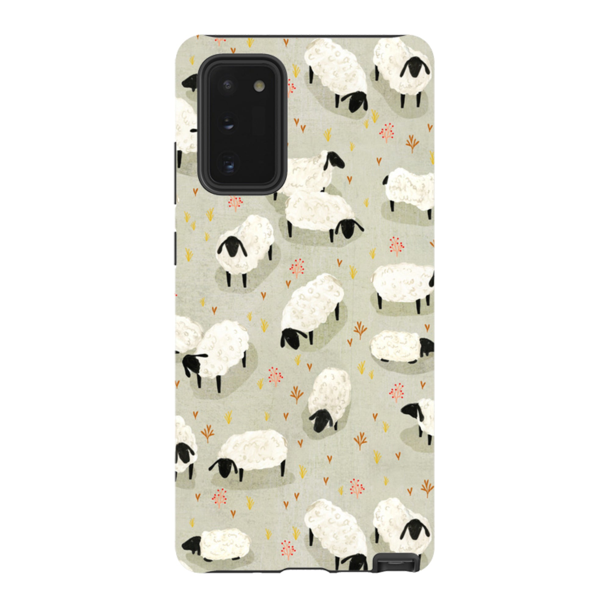 Samsung Tough Case - Sheep Grey By Katherine Quinn