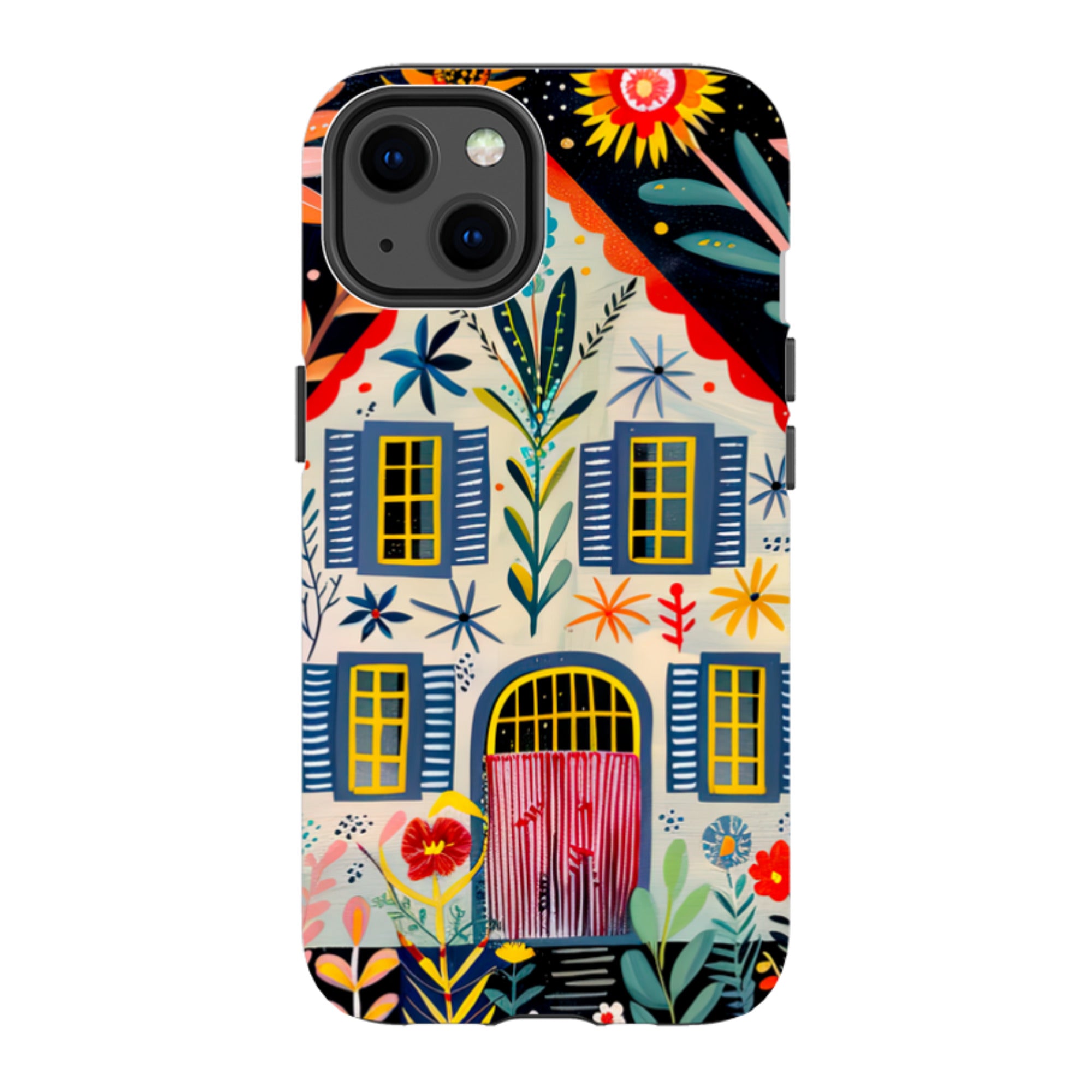 iPhone Case - Folk Art House X