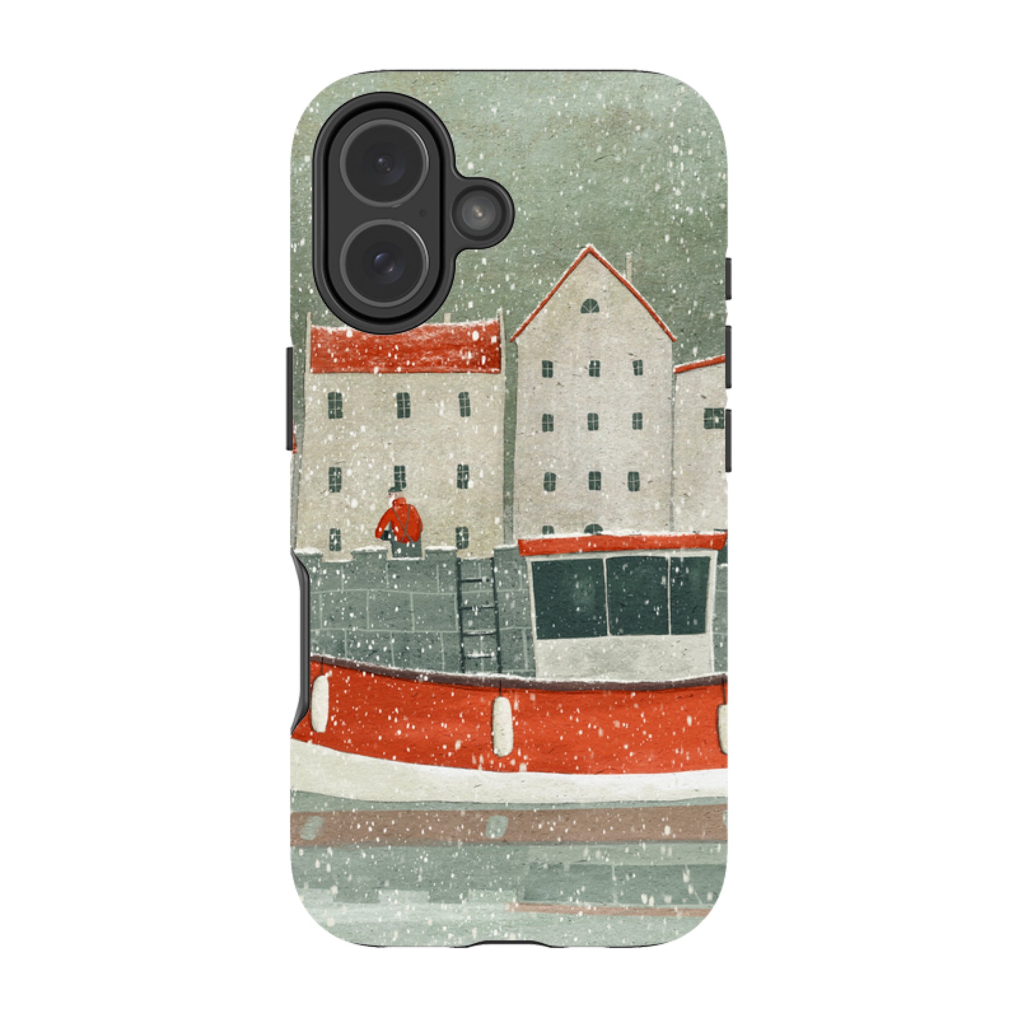 iPhone Tough Case - Christmas Harbour By Maja Lindberg