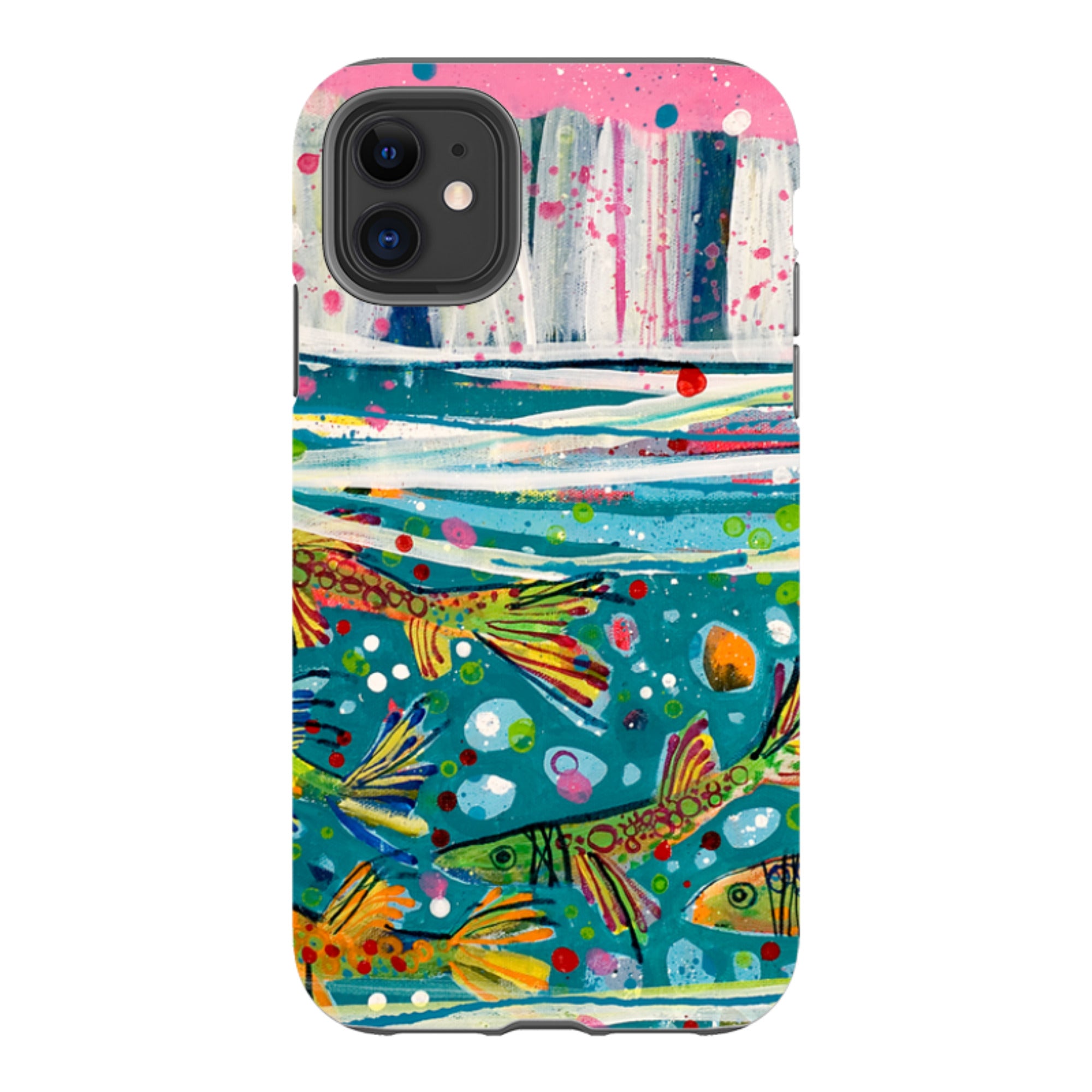 iPhone Tough Case - Something Fishy By Claire West