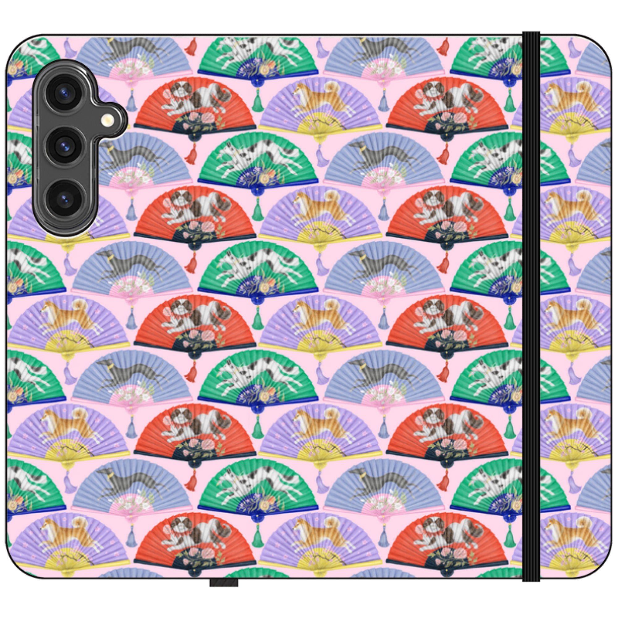 Dog Fan Wallet Case By Catherine Rowe