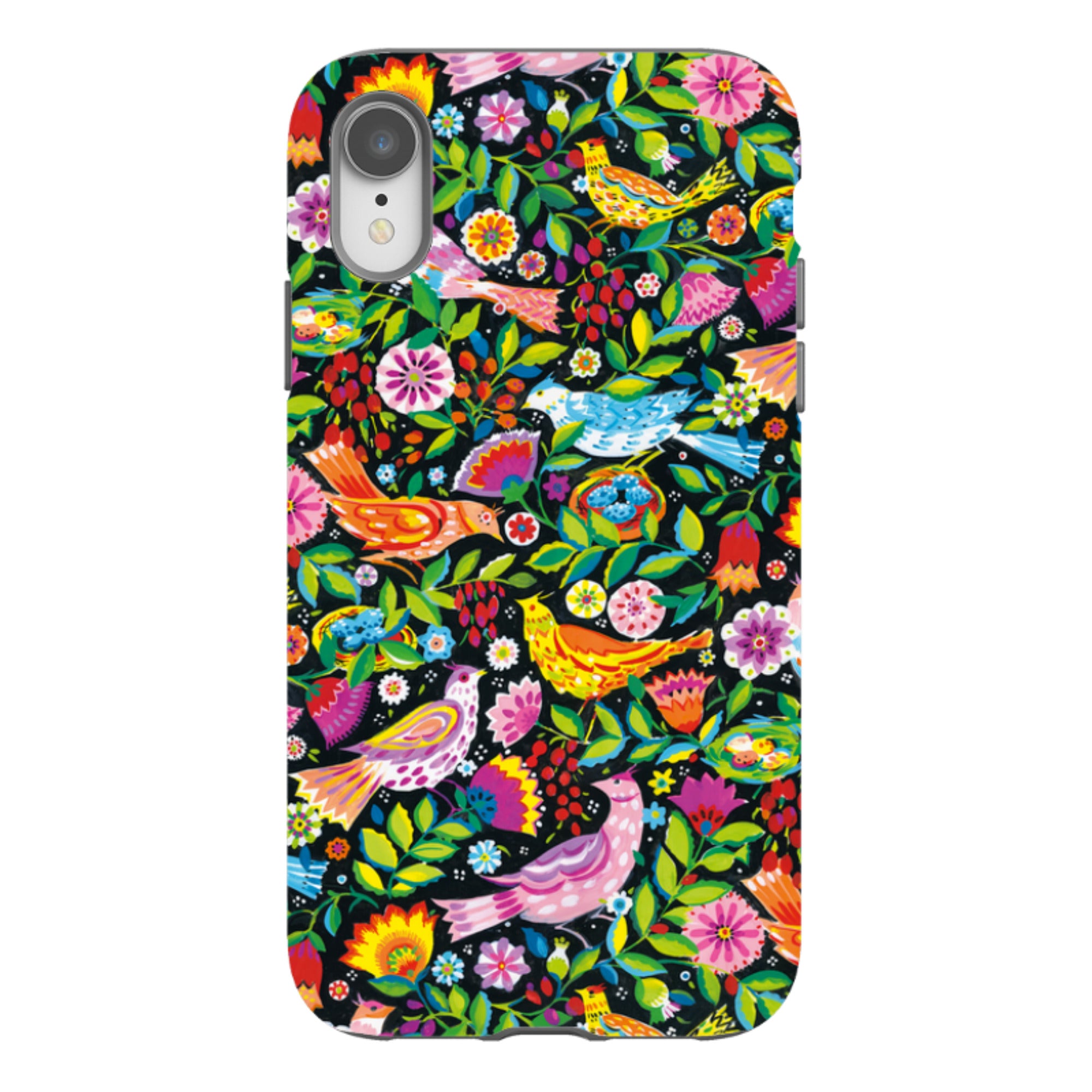 iPhone Tough Case - Folk Birds By Sarah Campbell