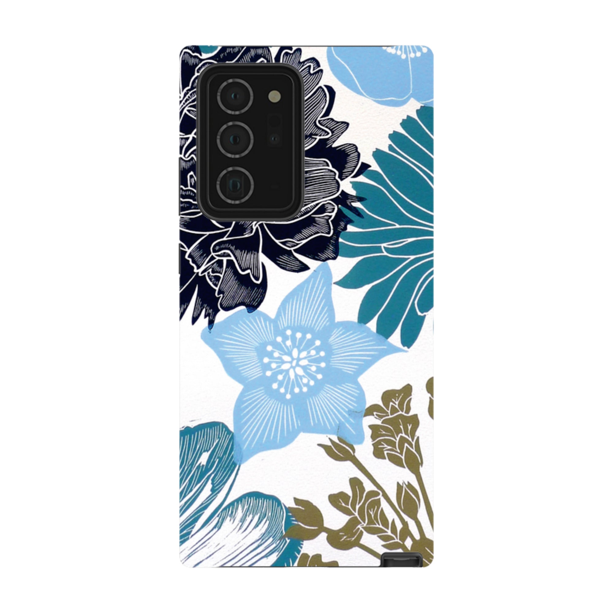 Samsung Tough Case - Cottage Garden Blue By Kate Heiss