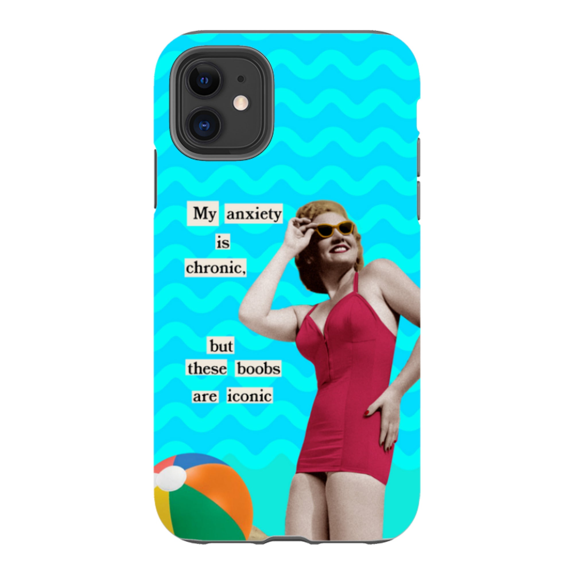 iPhone Tough Case - Boobs By Clare Jordan