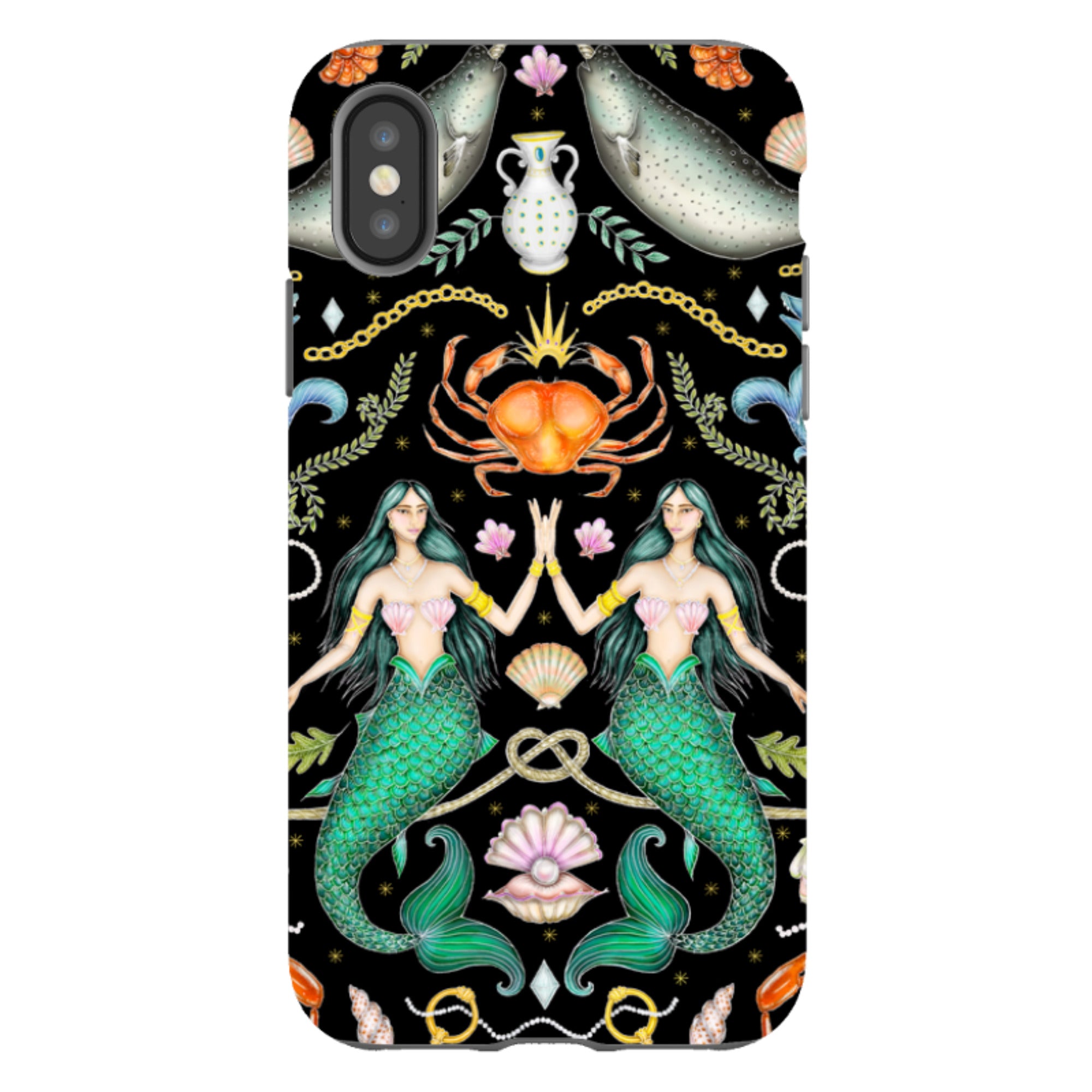 iPhone Tough Case - Tritons Treasure By Catherine Rowe
