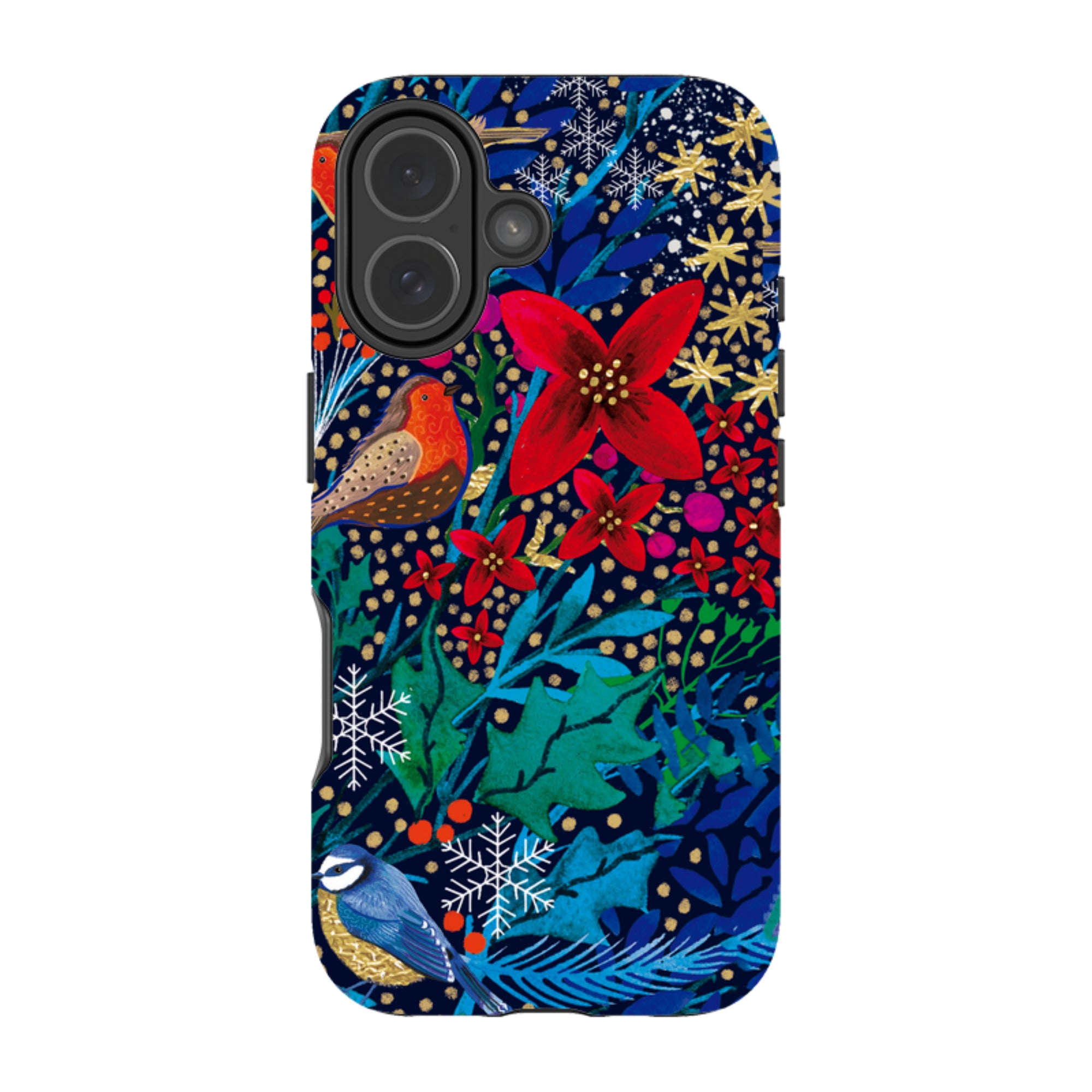 iPhone Tough Case - Xmas Robin II By Emma Frances Grant