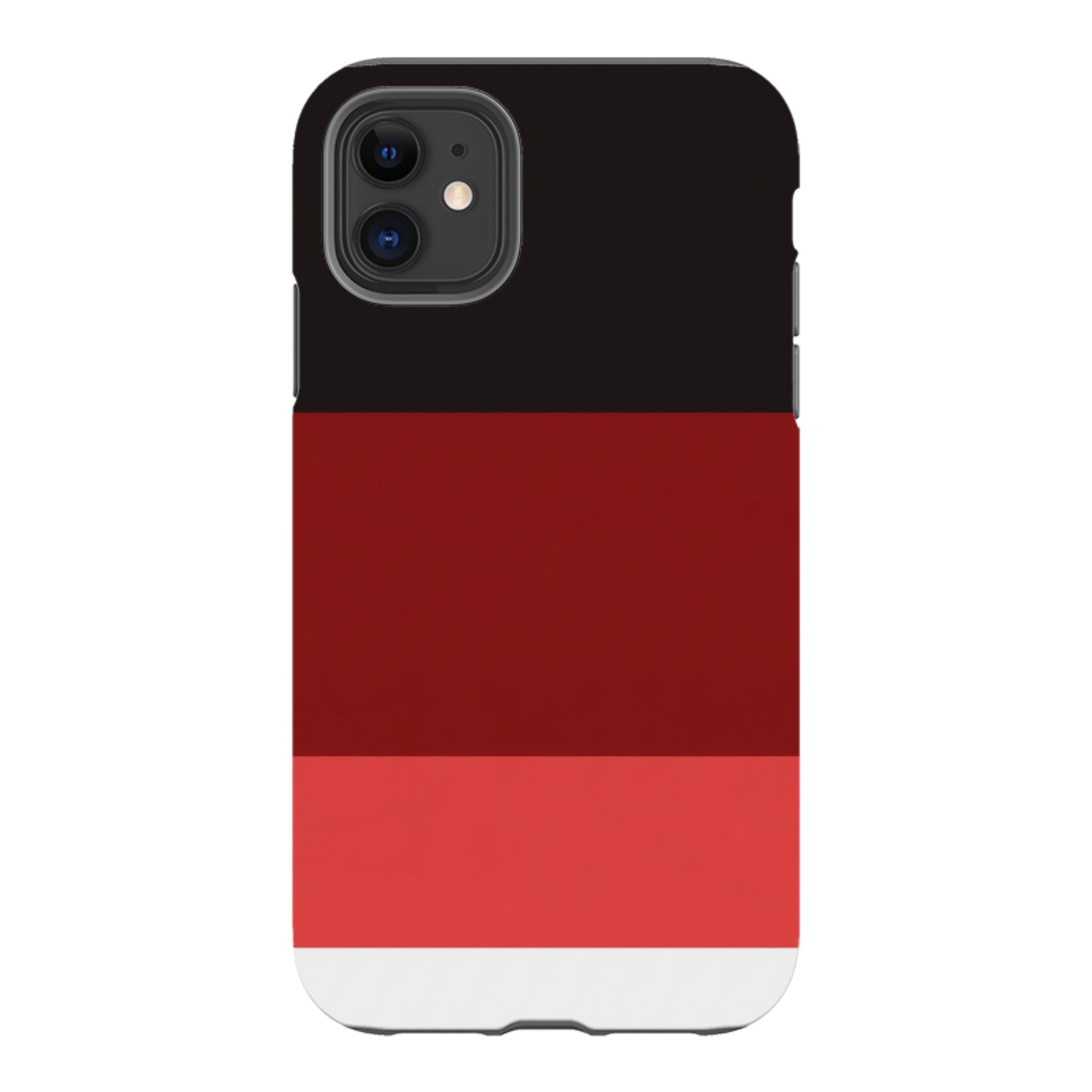 iPhone Tough Case - Crimson and Black Gradient