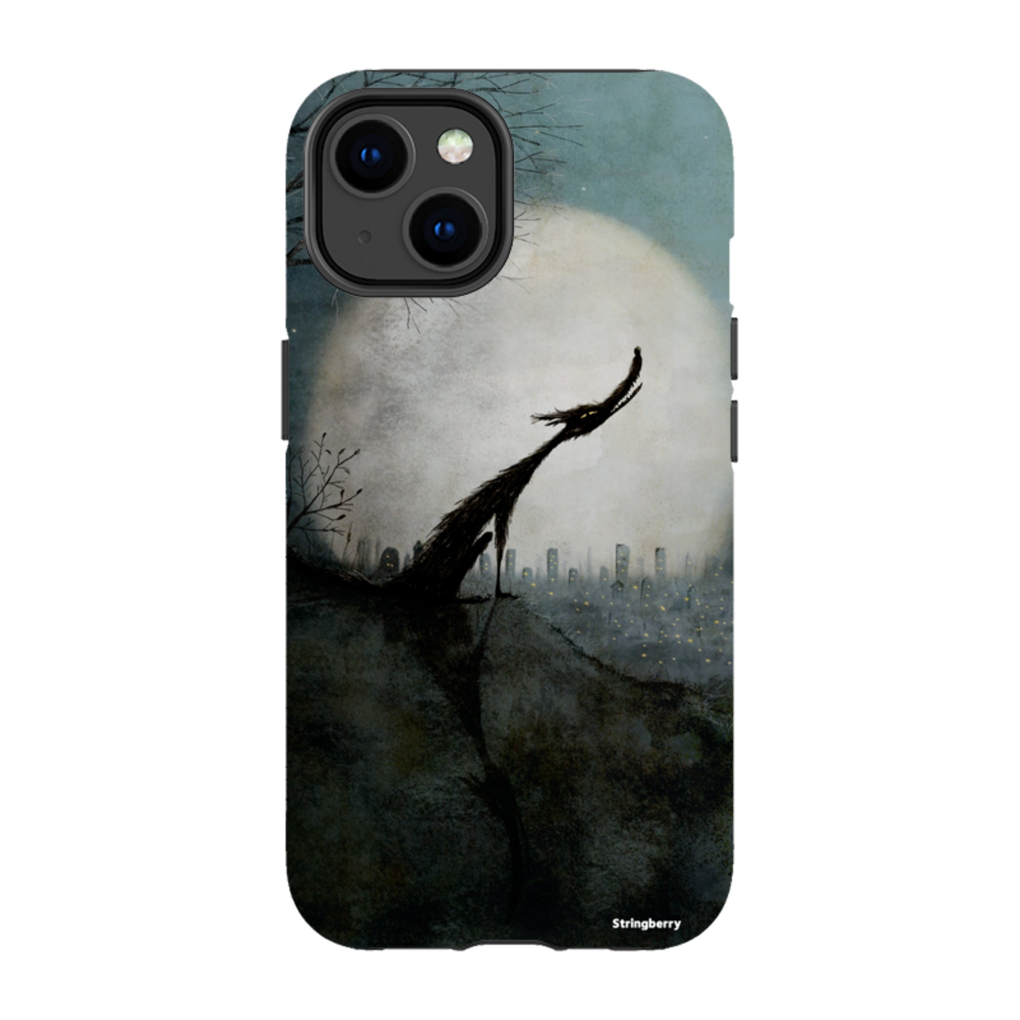 iPhone MagSafe Tough Case - Wolf Moon By Maja Lindberg