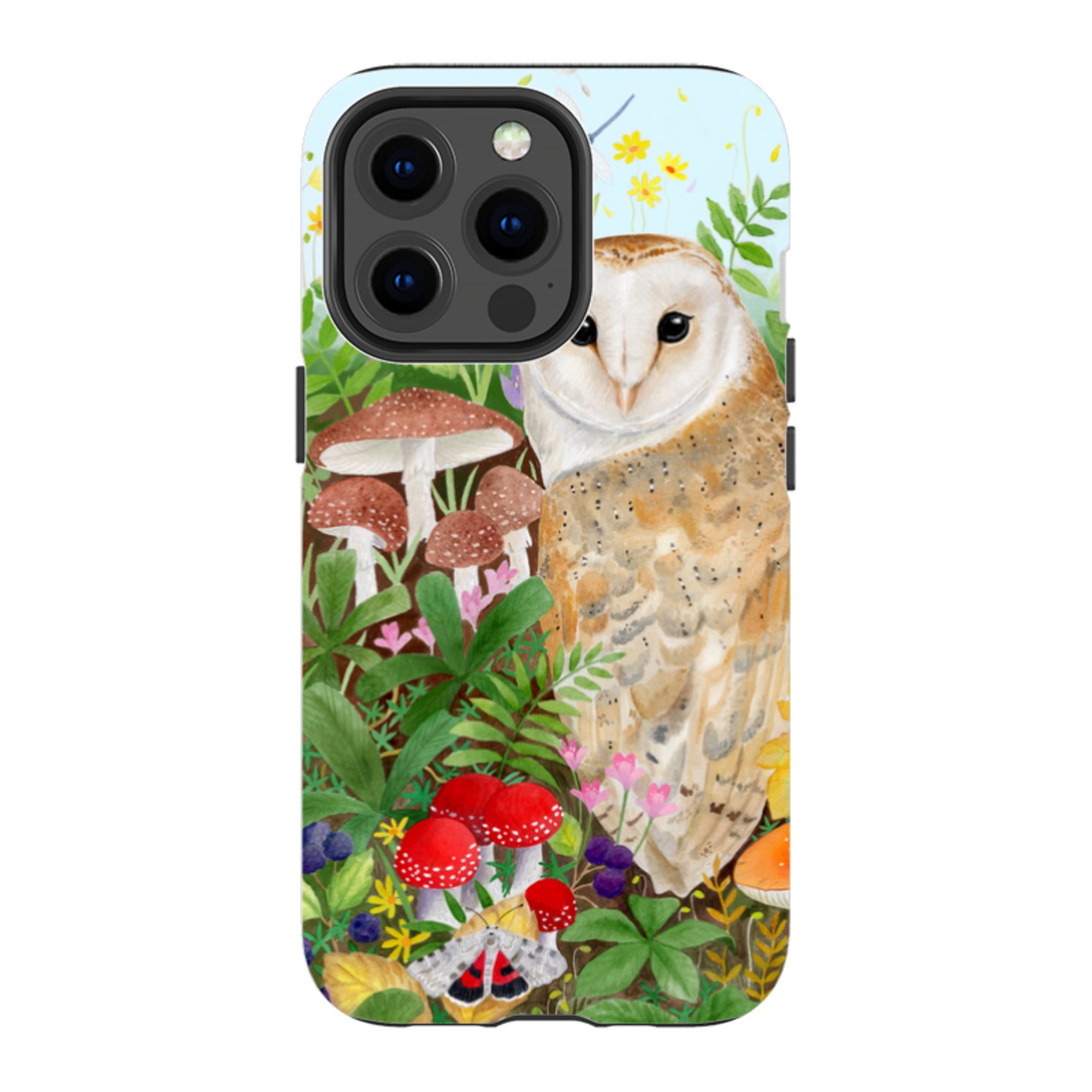 iPhone Tough Case - Owl Garden By Bex Parkin