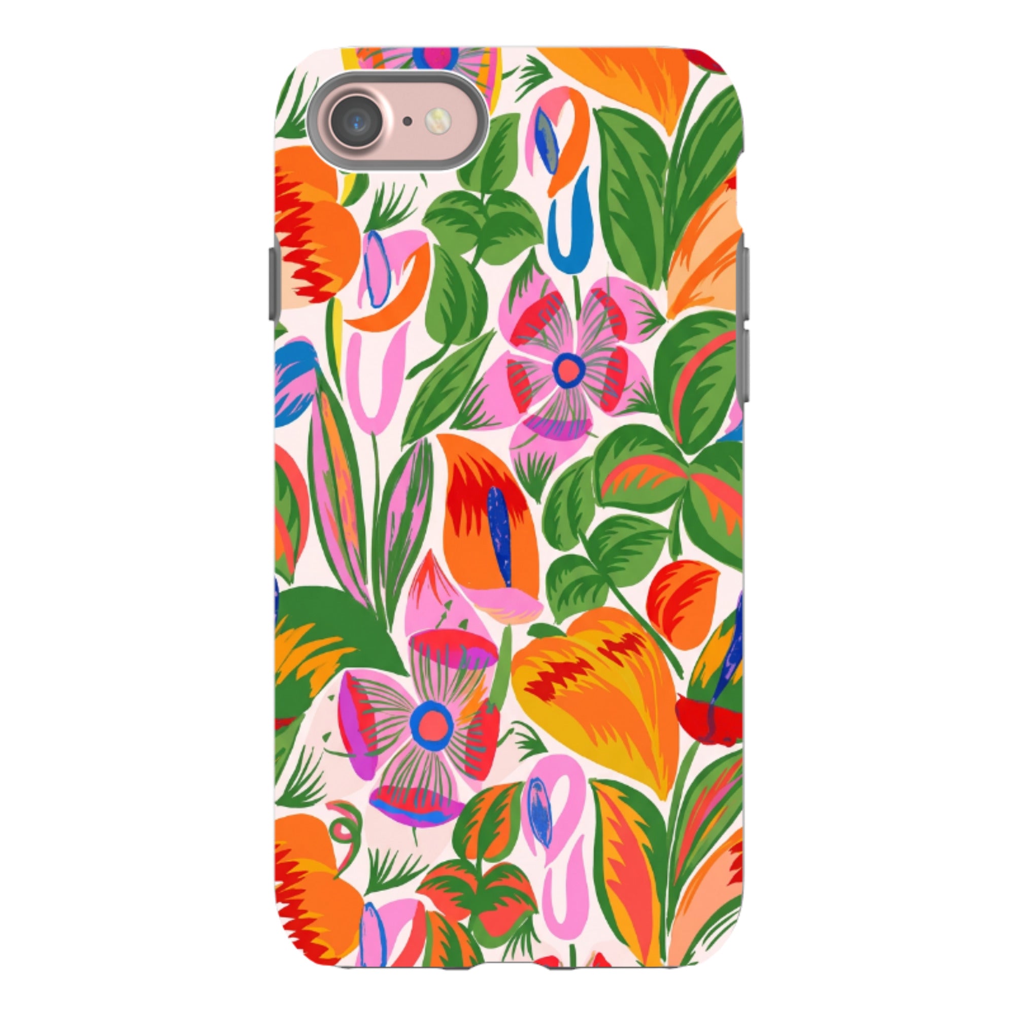 iPhone Tough Case - Vintage Tropical Floral