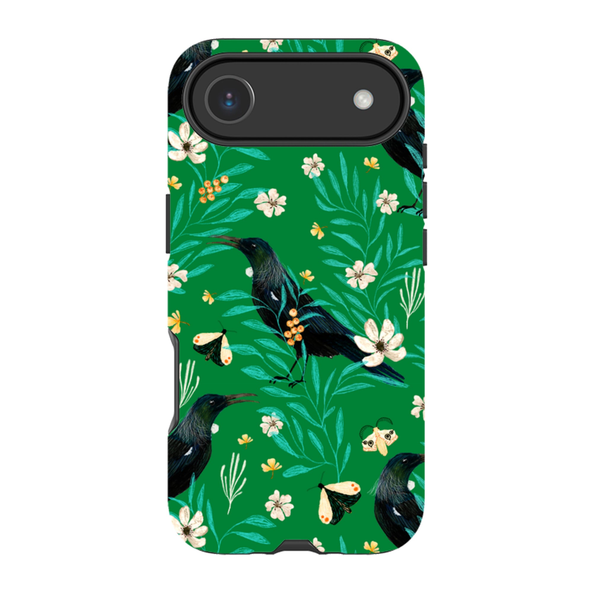 iPhone MagSafe Tough Case - Tui Green By Katherine Quinn