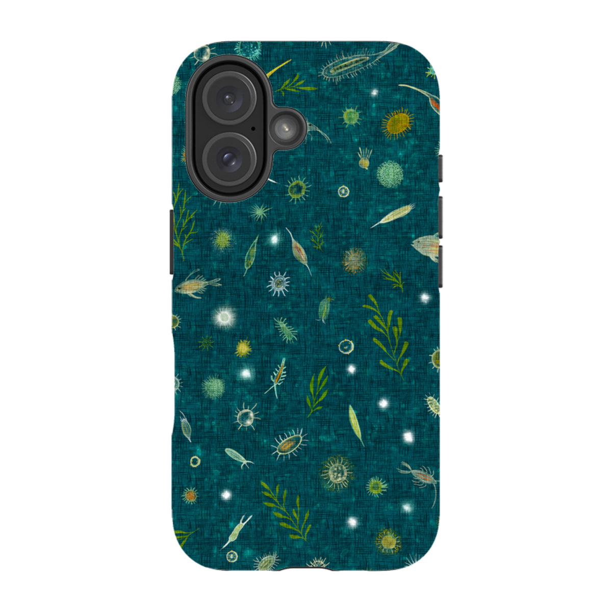 iPhone Tough Case - Plankton - Steel Blue By Katherine Quinn