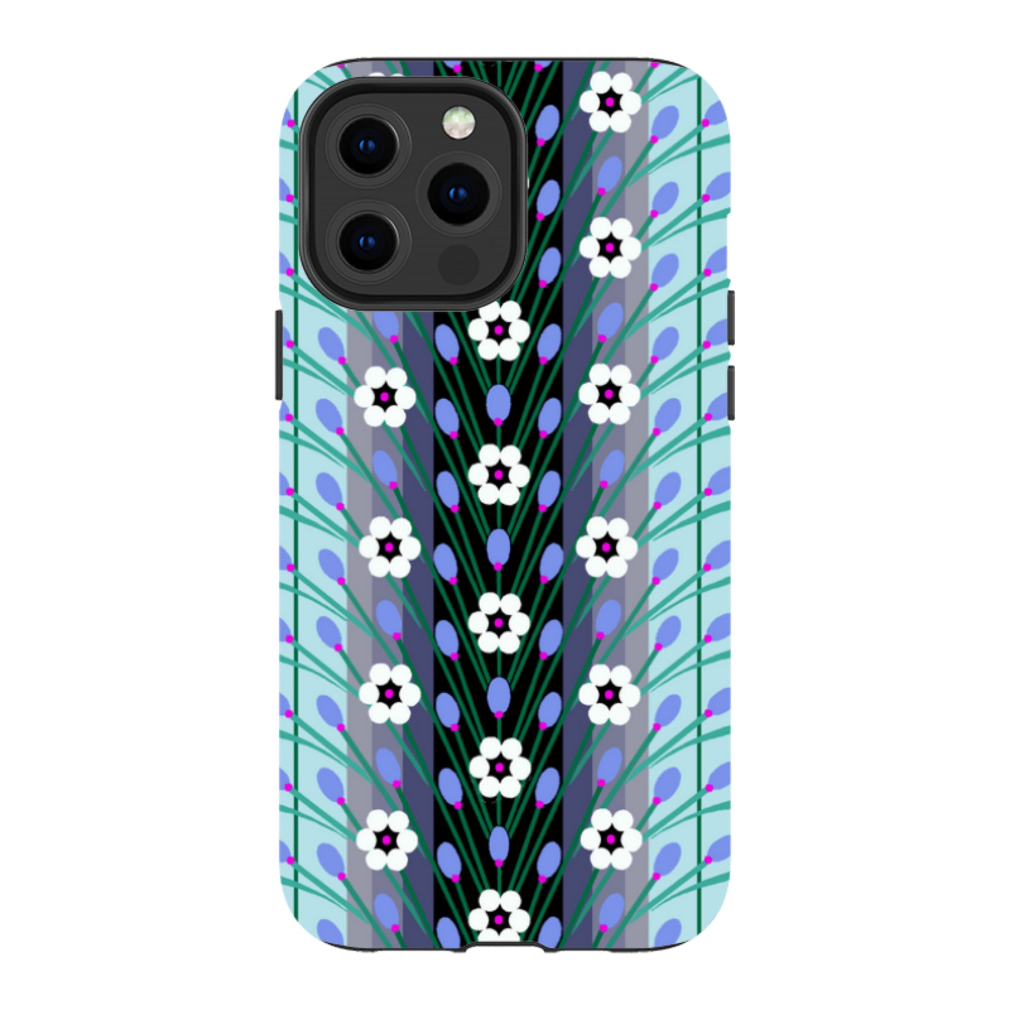 iPhone MagSafe Tough Case - Lavender Blue By Cressida Bell