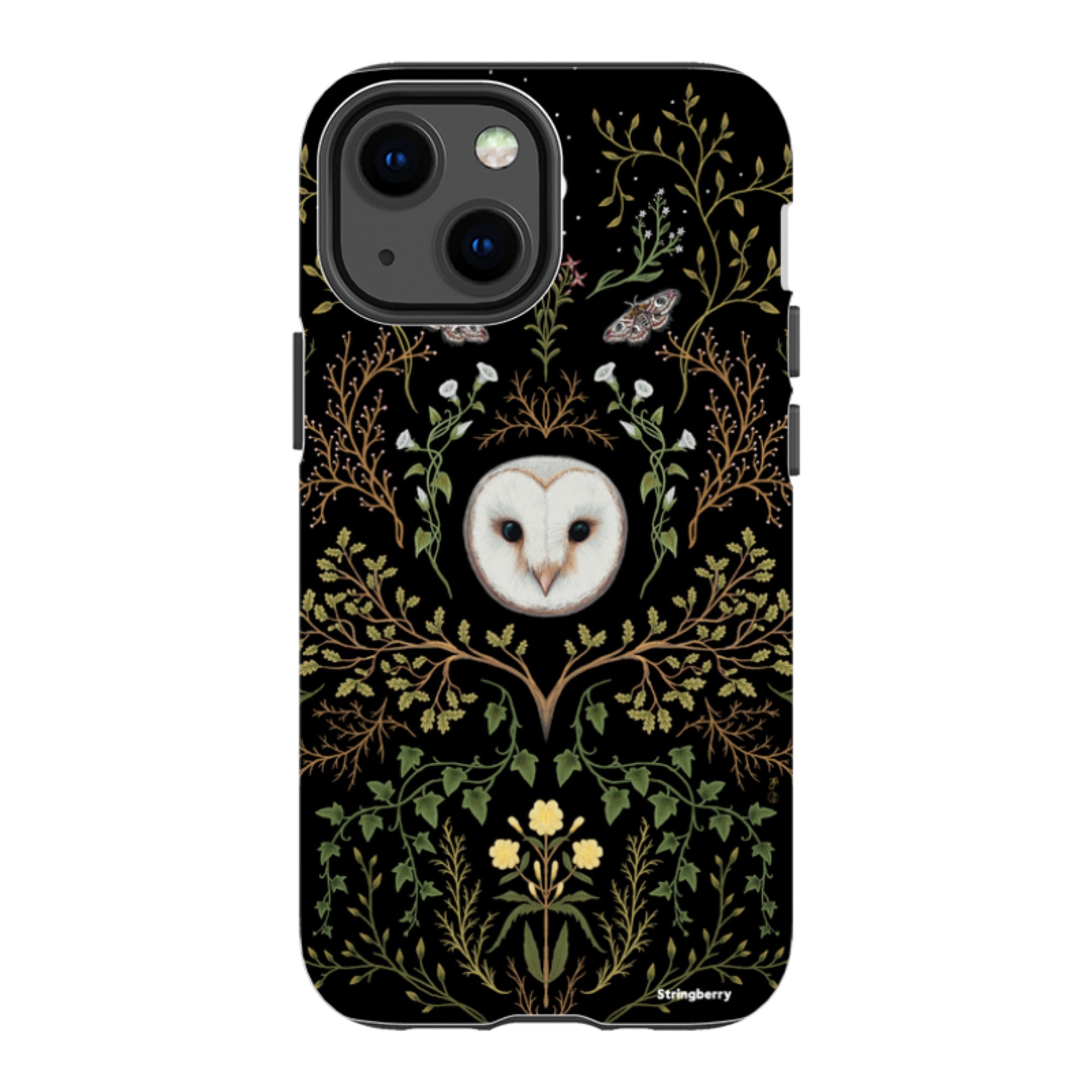 iPhone Tough Case - Owl Pattern By Anna Stead